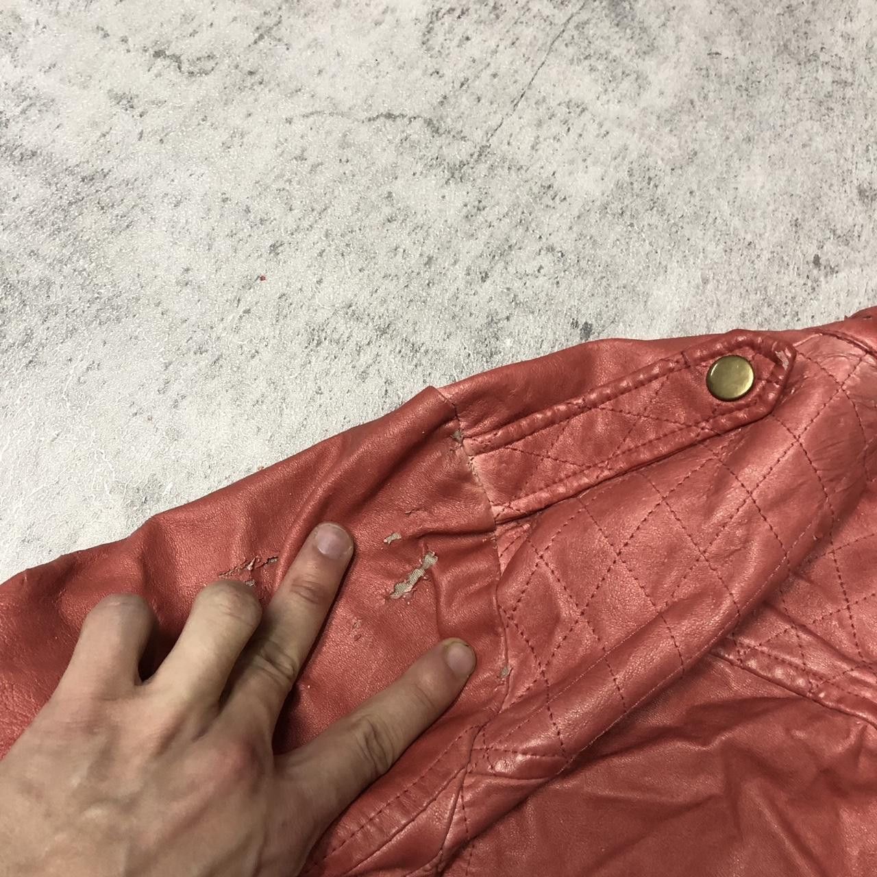 Other Red faux leather jacket with zipper details #streetwear Size US S / EU 44-46 / 1 - 4 Thumbnail