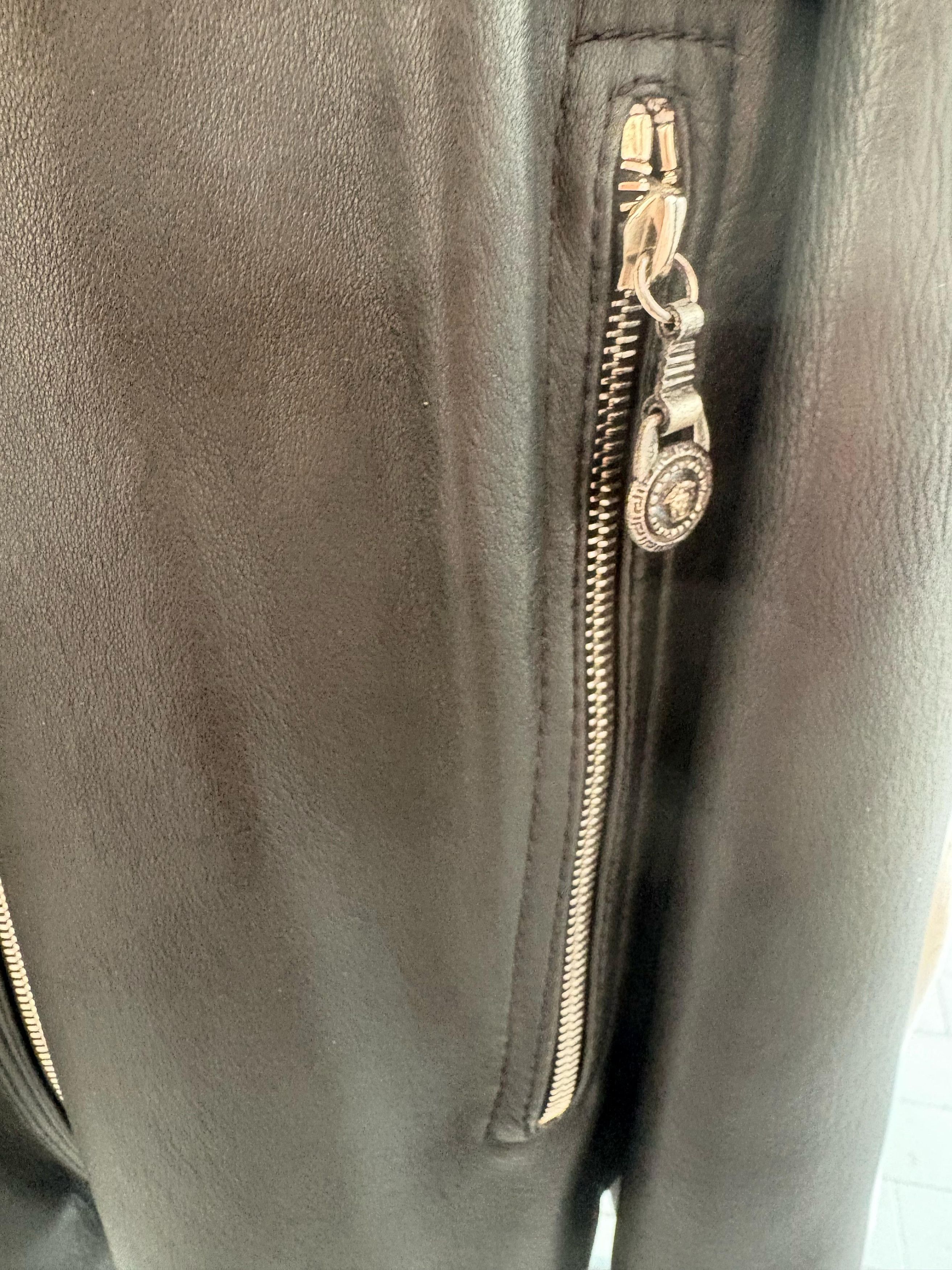 Versace Gianni Versace leather jacket Size US M / EU 48-50 / 2 - 16 Thumbnail