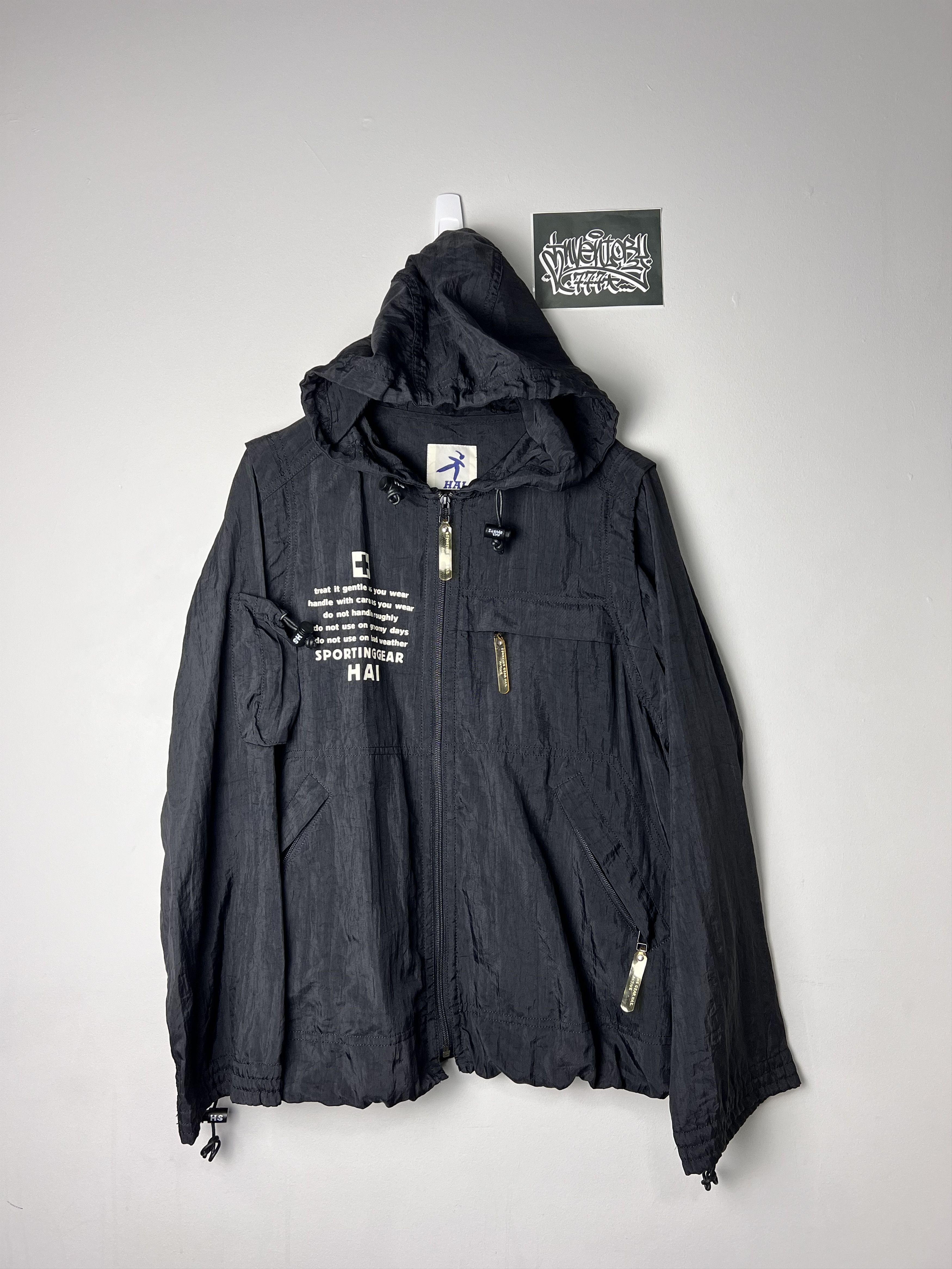 image of Hai Sporting Gear - Windbreaker in Black, Men's (Size Medium)