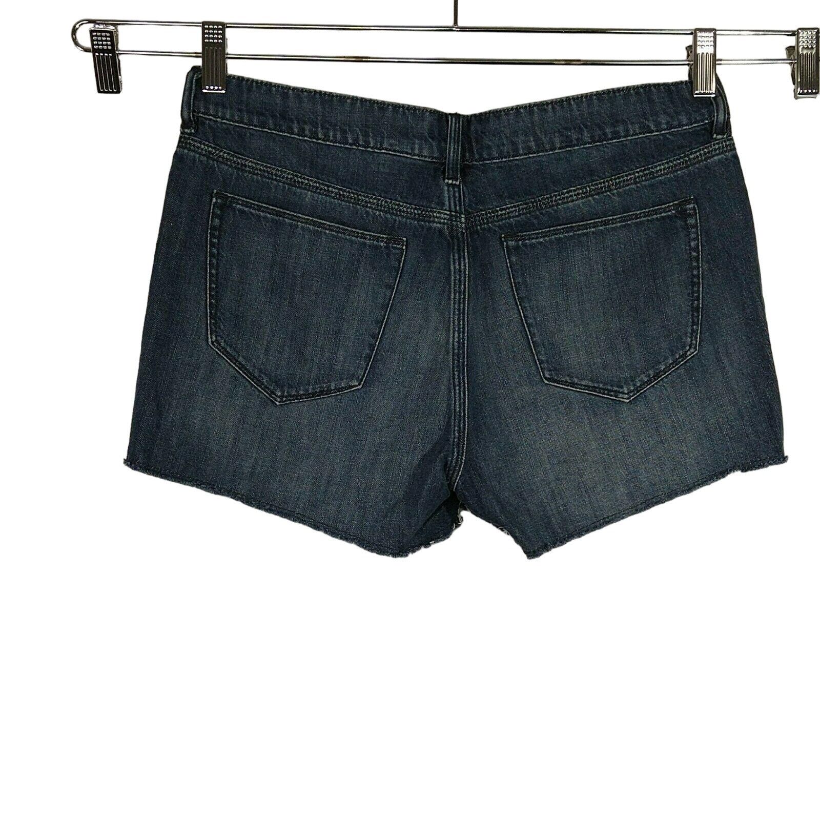 J.Crew J Crew Frayed Cut Off Denim Jean Shorts Women Size 4 Size 27" / US 4 / IT 40 - 4 Thumbnail