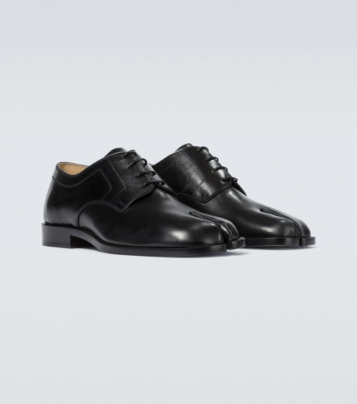 Maison Margiela o1w1db11225 Tabi Derby Shoes in Black Size US 12 / EU 45 - 6 Thumbnail