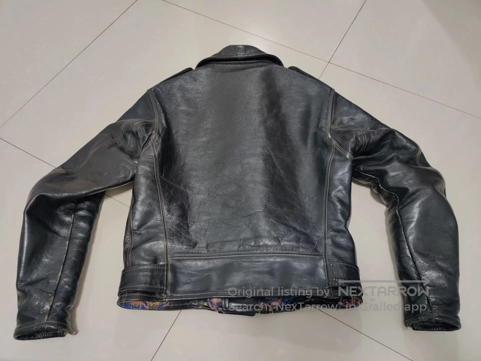 TOYS McCOY vintage black leather motorcycle jacket. Size US M / EU 48-50 / 2 - 2 Thumbnail
