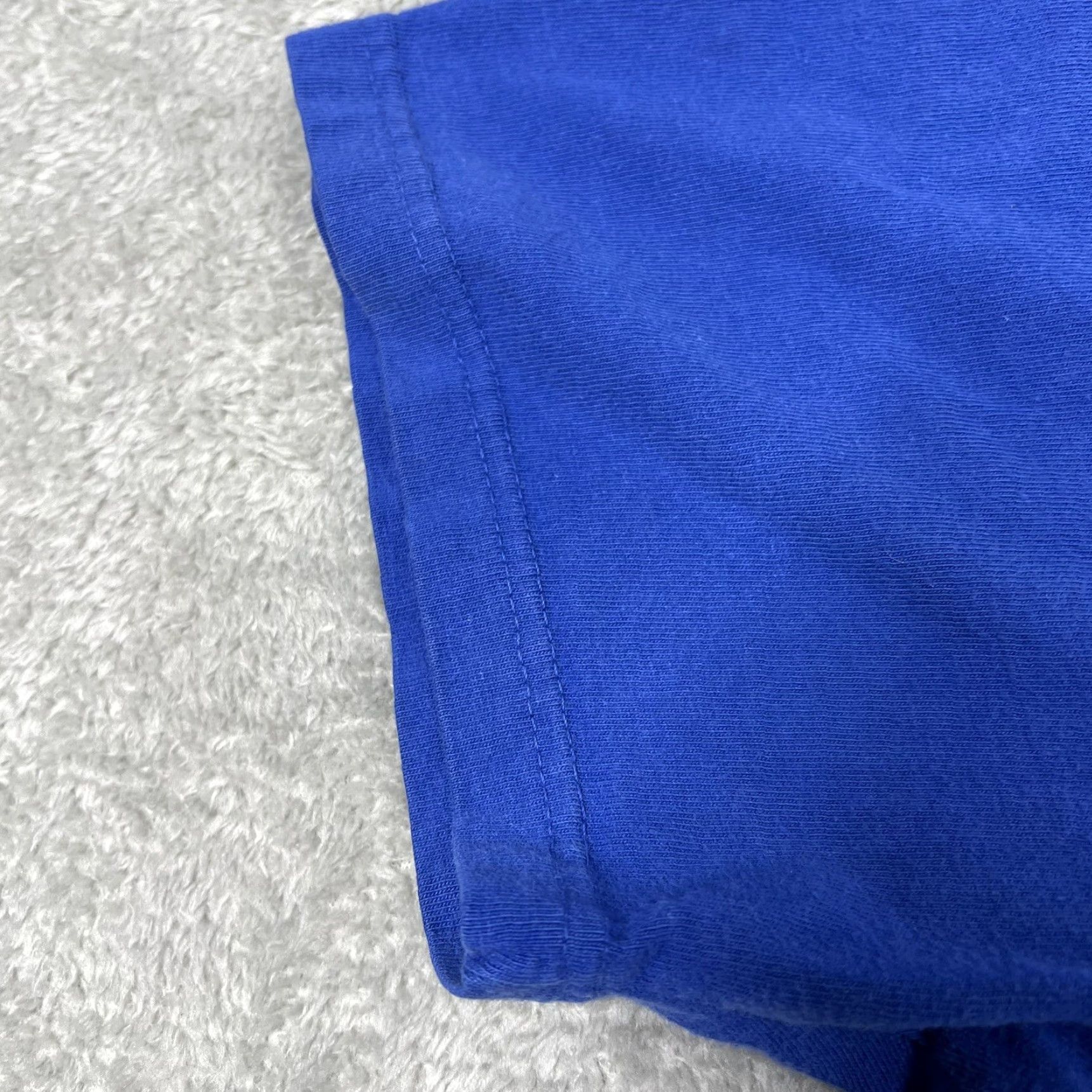 Polo Ralph Lauren VINTAGE Polo Ralph Lauren Logo Lacrosse Stick T-Shirt Royal Blue Mens Large Short Sleeve Polo Shirt Graphic Print Size US L / EU 52-54 / 3 - 5 Thumbnail