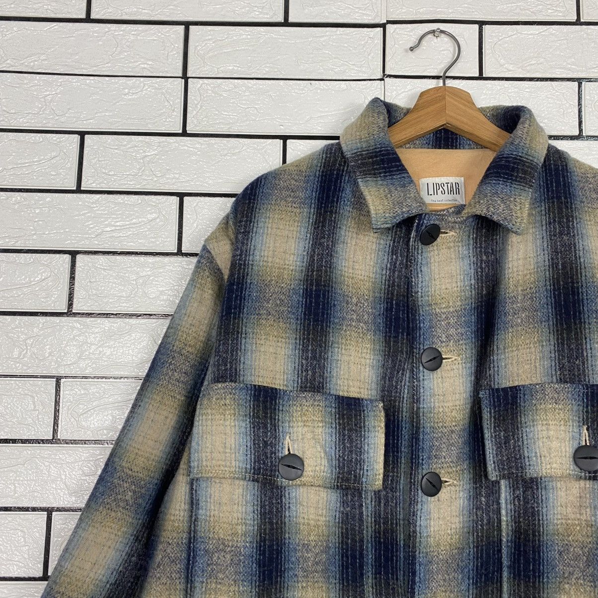 Japanese Brand 🔥VINTAGE WOOL JACKET TARTAN DESIGN LIPSTAR ISSEY MIYAKE Size US M / EU 48-50 / 2 - 7 Thumbnail