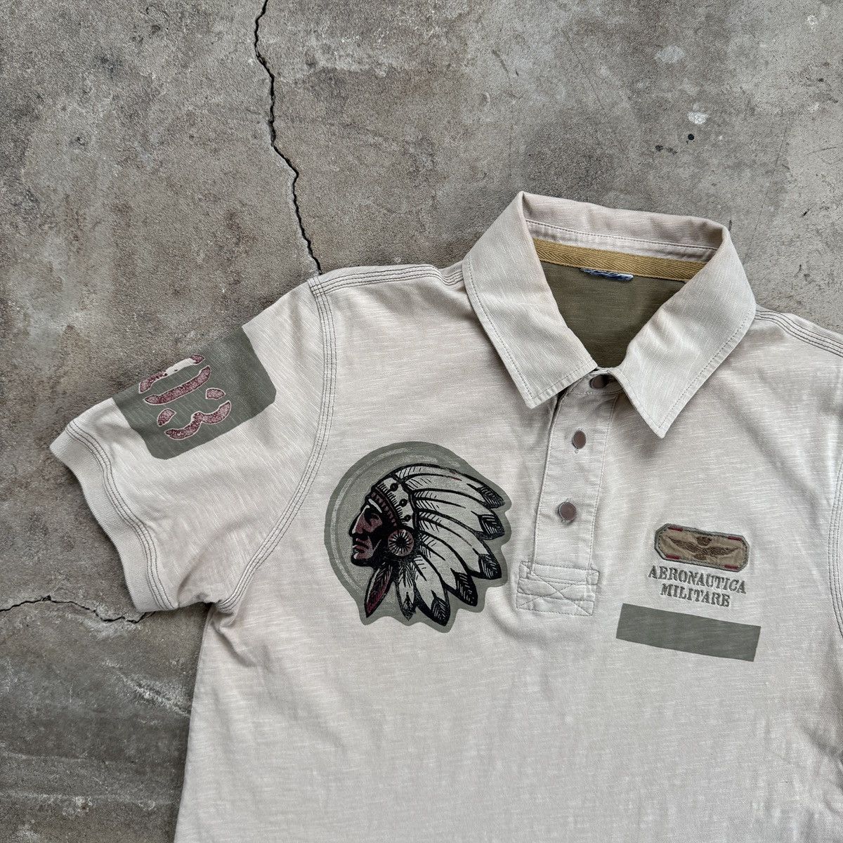 Aeronautica Militare × Vintage Vintage Aeronautica Militare Polo T-Shirt Size US M / EU 48-50 / 2 - 3 Thumbnail