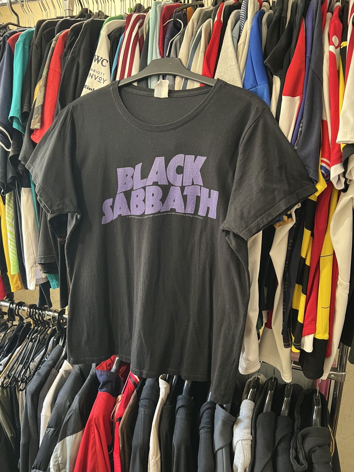 Band Tees × Vintage 2019/2020 BLACK SABBATH RUPRLE LOGO AOP BAND ROCK TOUR TEE Size US XL / EU 56 / 4 - 1 Thumbnail