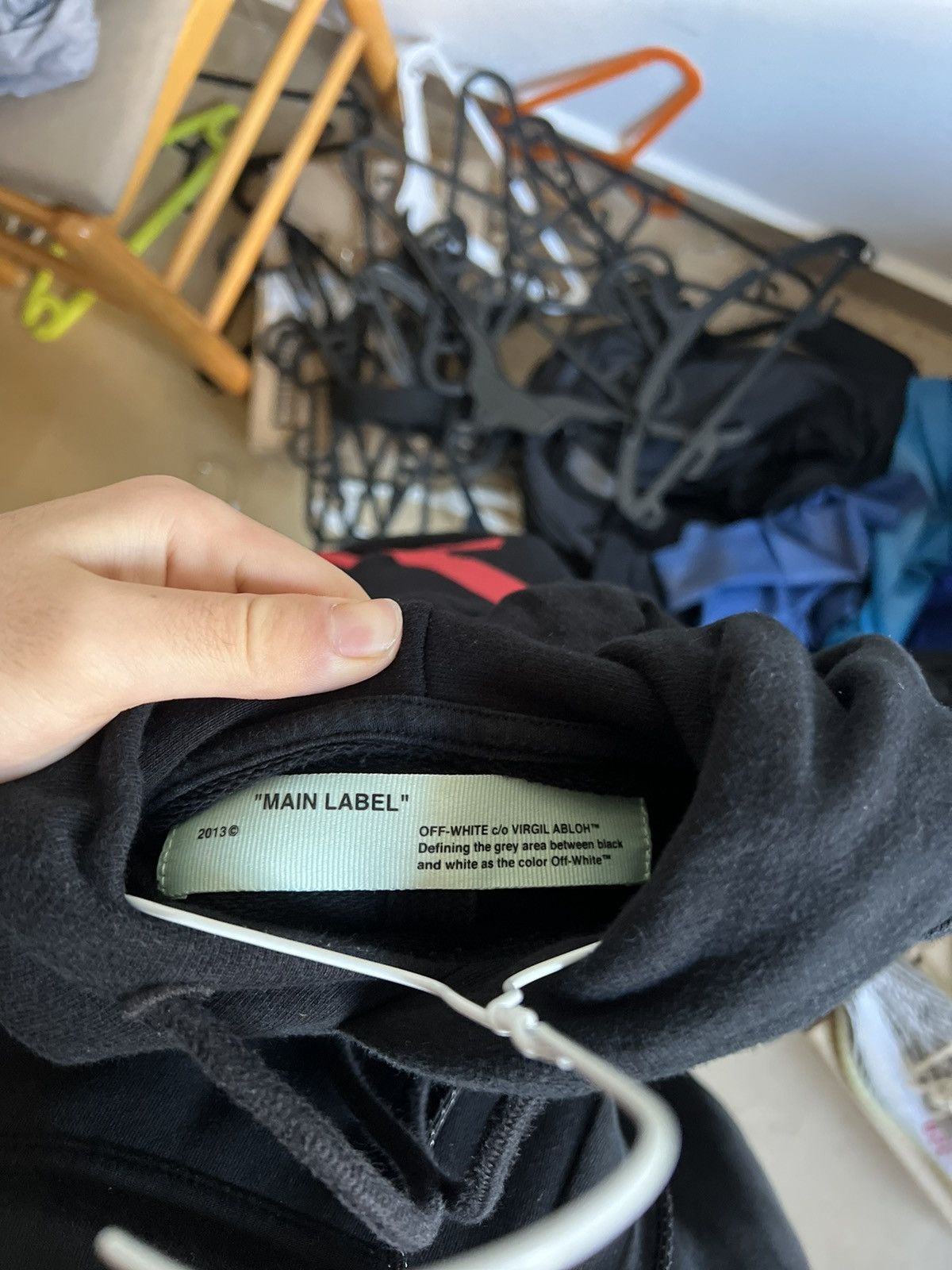 Off-White Off white split logo Hoodie Size US S / EU 44-46 / 1 - 8 Thumbnail