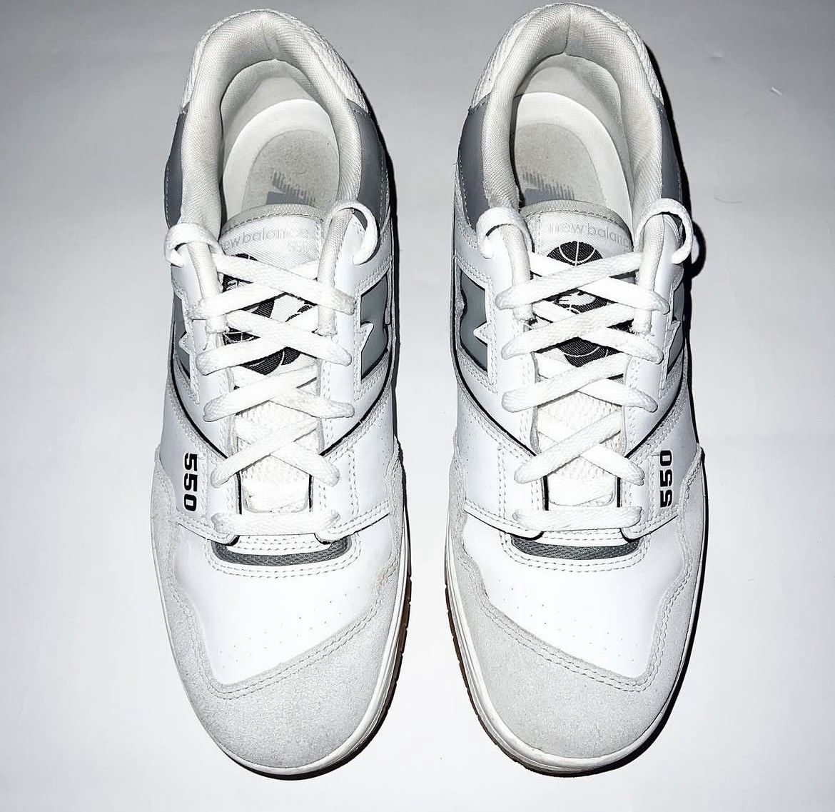 New Balance New Balance 550 White Slate Grey Size US 10.5 / EU 43-44 - 4 Thumbnail