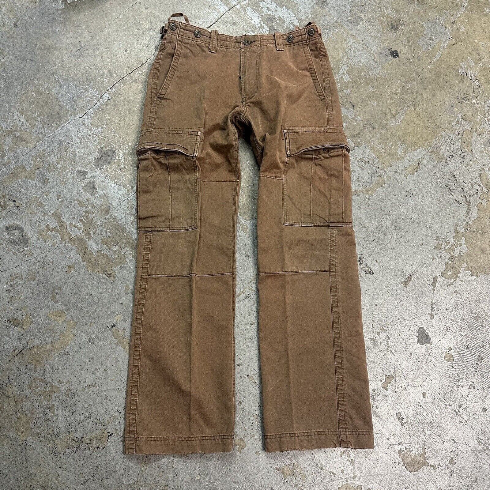 image of Y2K Gap Brown Army Military Cargo Pants 33X34, Men's