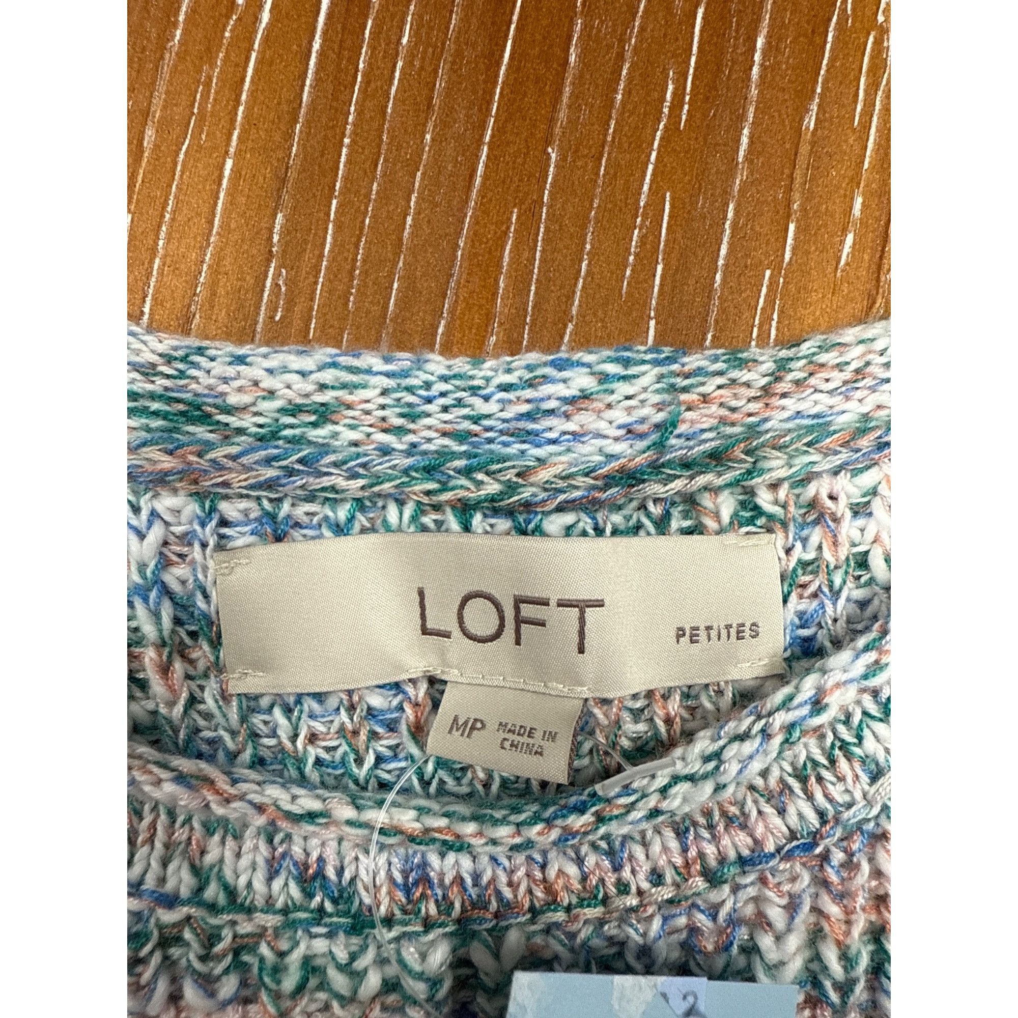 Loft Loft Multicolor Knit Tank Top Sleeveless Lightweight Size PM Size M / US 6-8 / IT 42-44 - 6 Thumbnail