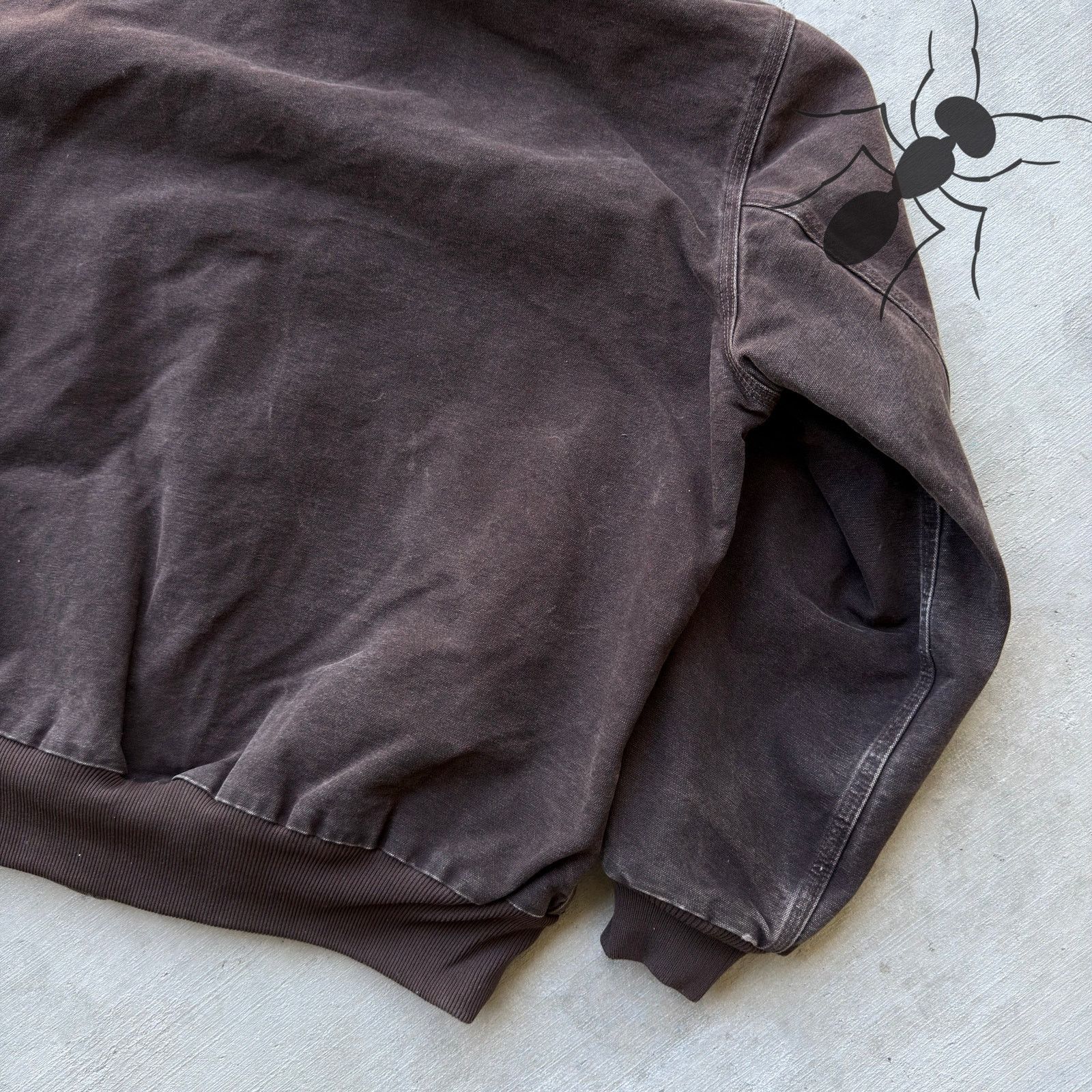 Carhartt × Vintage Carhartt J25 DKB brown active hooded work wear jacket Size US XL / EU 56 / 4 - 8 Thumbnail