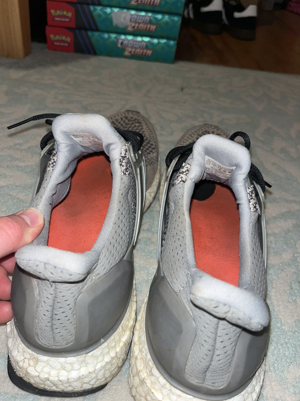 Adidas Heavily worn wool grey adidas ultra boost 1.0 Size US 11.5 / EU 44-45 - 6 Thumbnail
