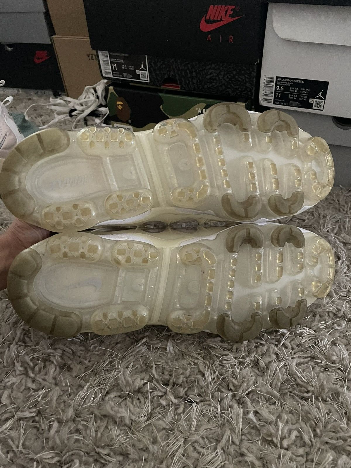 Nike Nike Air VaporMax Triple White Size US 12 / EU 45 - 7 Thumbnail