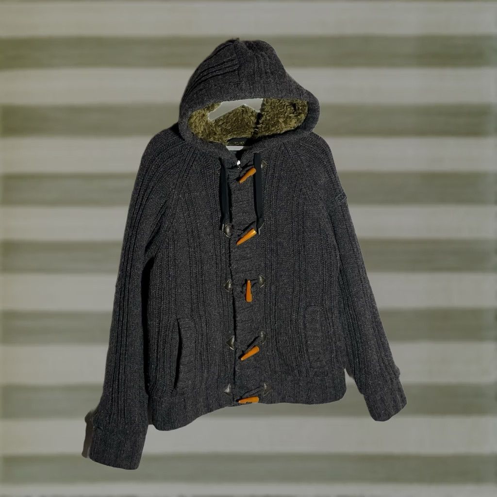 Schott VINTAGE SCHOTT USA Duffle Fireman Jacket Wool Lined Gray TGW? Size US L / EU 52-54 / 3 - 1 Thumbnail
