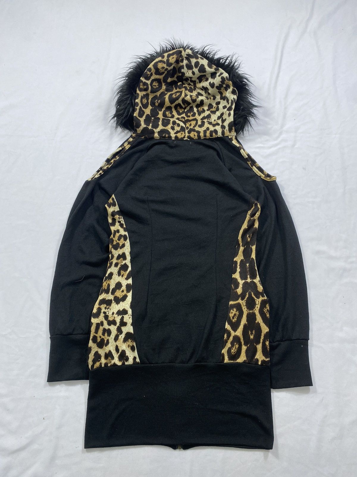 Japanese Brand Japanese Re:Mix Doll Leopard zip up fur hoodie ifsix style Size US S / EU 44-46 / 1 - 2 Thumbnail