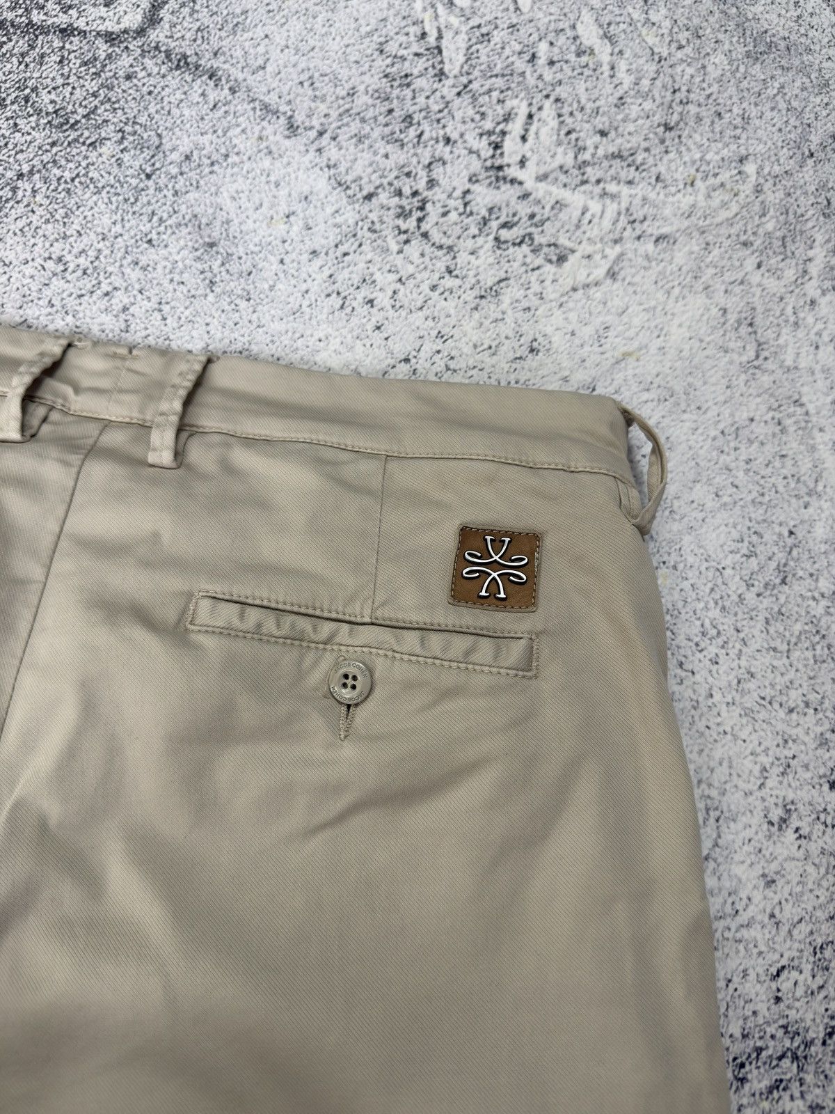 Jacob Cohen Jacob Cohen Made in Italy Luxury Chinos Slim Trousers Beige Size US 33 - 6 Thumbnail