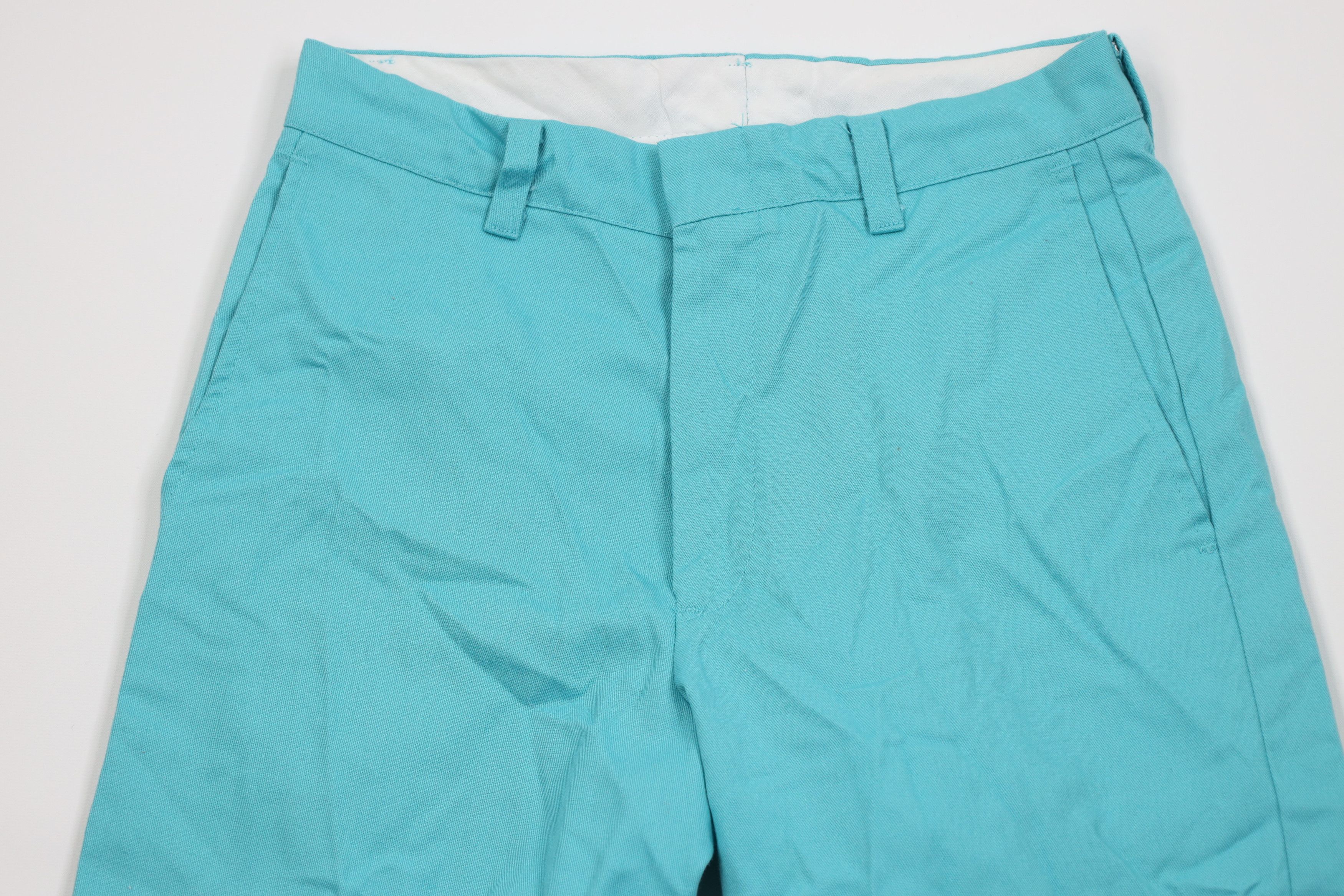 Vintage Vintage 70s Streetwear Flared Wide Leg Chino Pants Blue USA Size 27" / US 4 / IT 40 - 2 Thumbnail