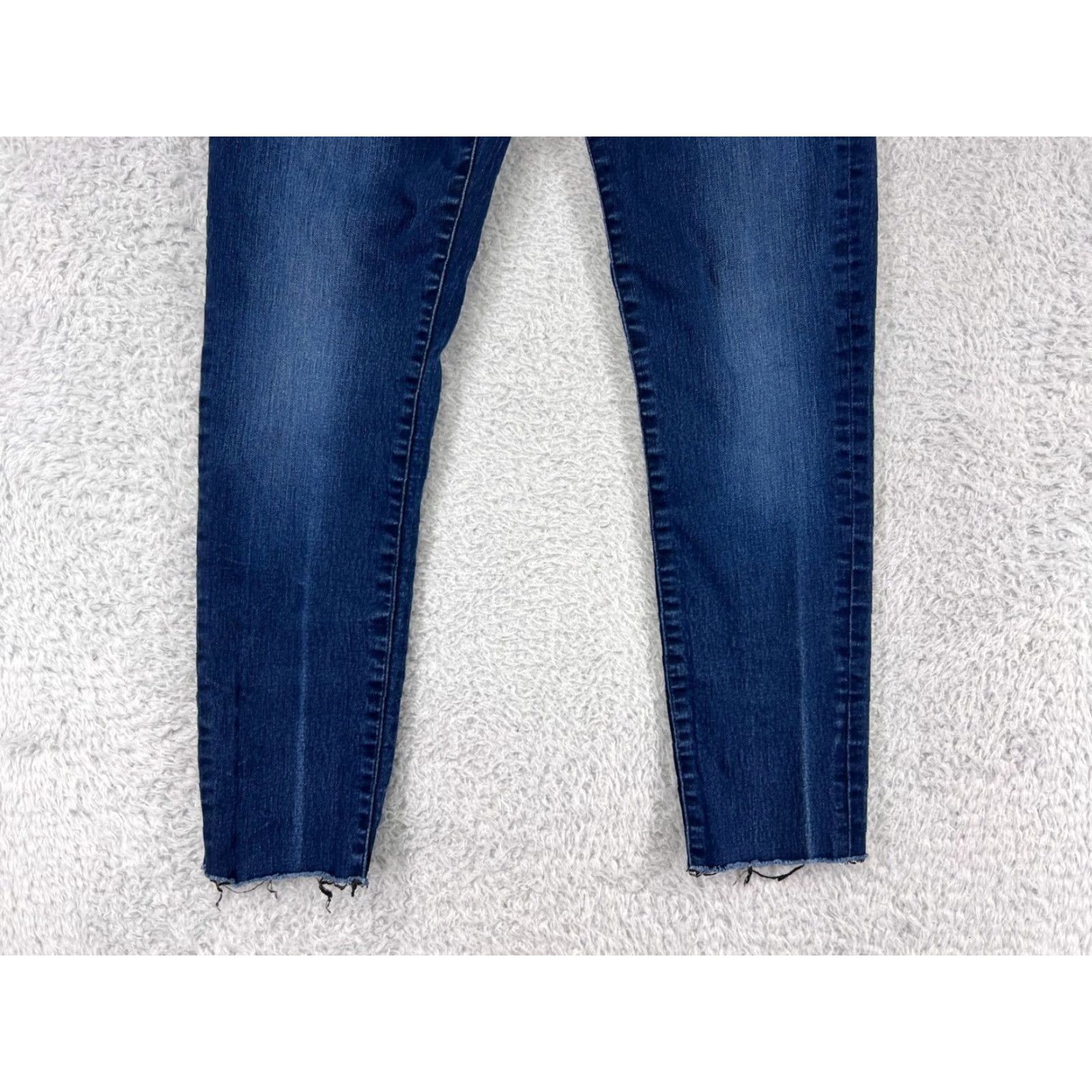 Decree Decree Womens Jeans Tapered Cotton Blend Dark Blue 11 Slim Fit Stretch Retro 2010s Girls Size 32" / US 10 / IT 46 - 5 Thumbnail