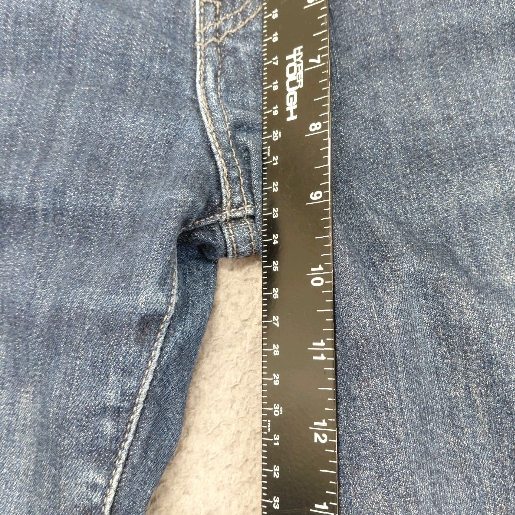 Levi's Levi’s Jeans Womens 8M Blue Denim Mid Rise Skinny Stretch Casual 5-Pocket Regular Levi’s 700 Series Hemmed Size 30" / US 8 / IT 44 - 6 Thumbnail