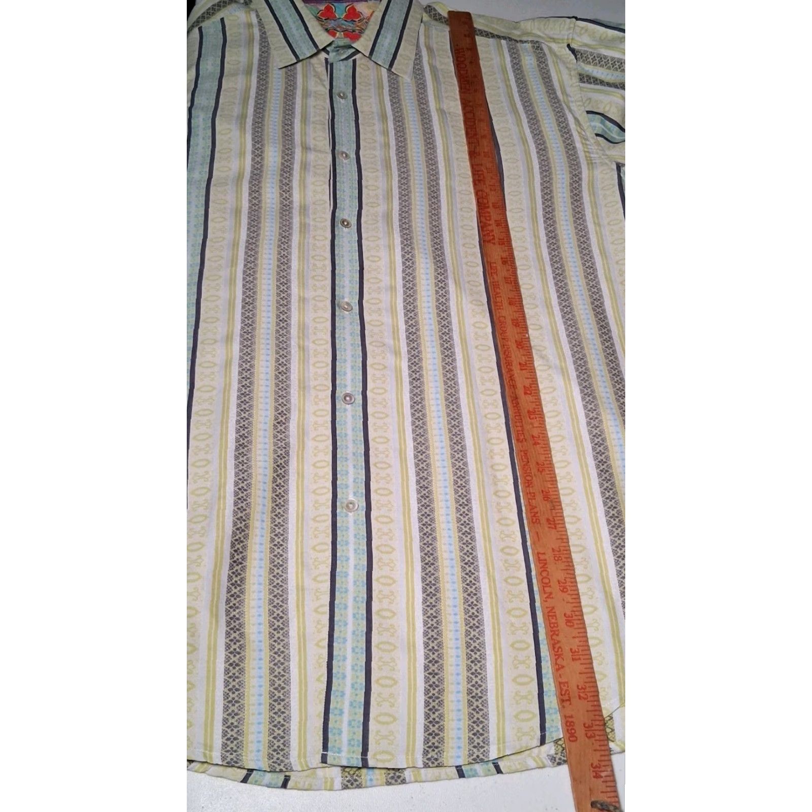 Robert Graham Robert Graham Shirt Men 3XL Blue Floral Long Sleeve Button-Up Size US XXL / EU 58 / 5 - 5 Thumbnail