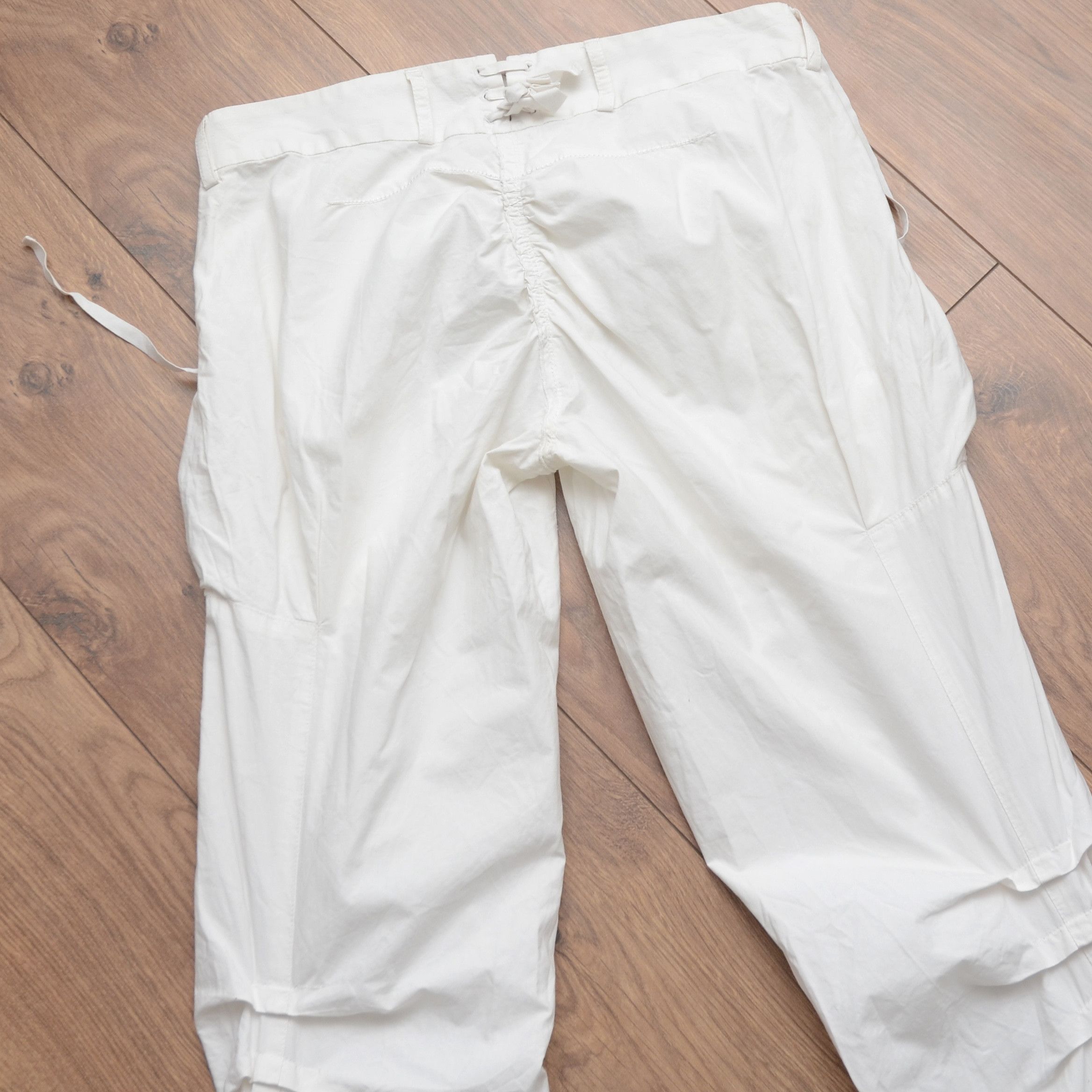 Marithe + Francois Girbaud Vintage 2000s Marithé François Girbaud Pants White Size 29 Size 29" - 9 Thumbnail
