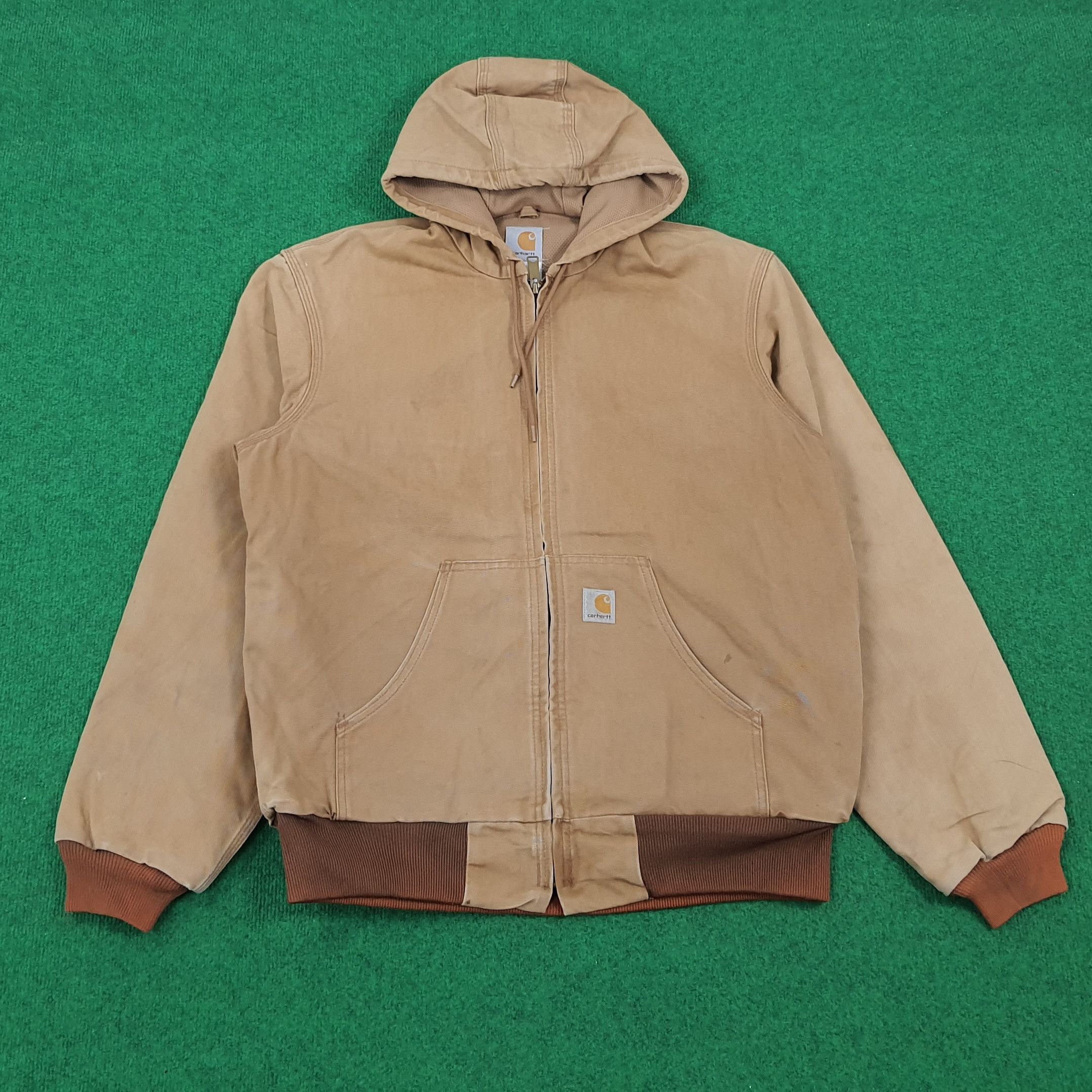 Carhartt × Vintage Vintage Carhartt Detroit Workwear Hoodie Jacket Size US L / EU 52-54 / 3 - 1 Thumbnail