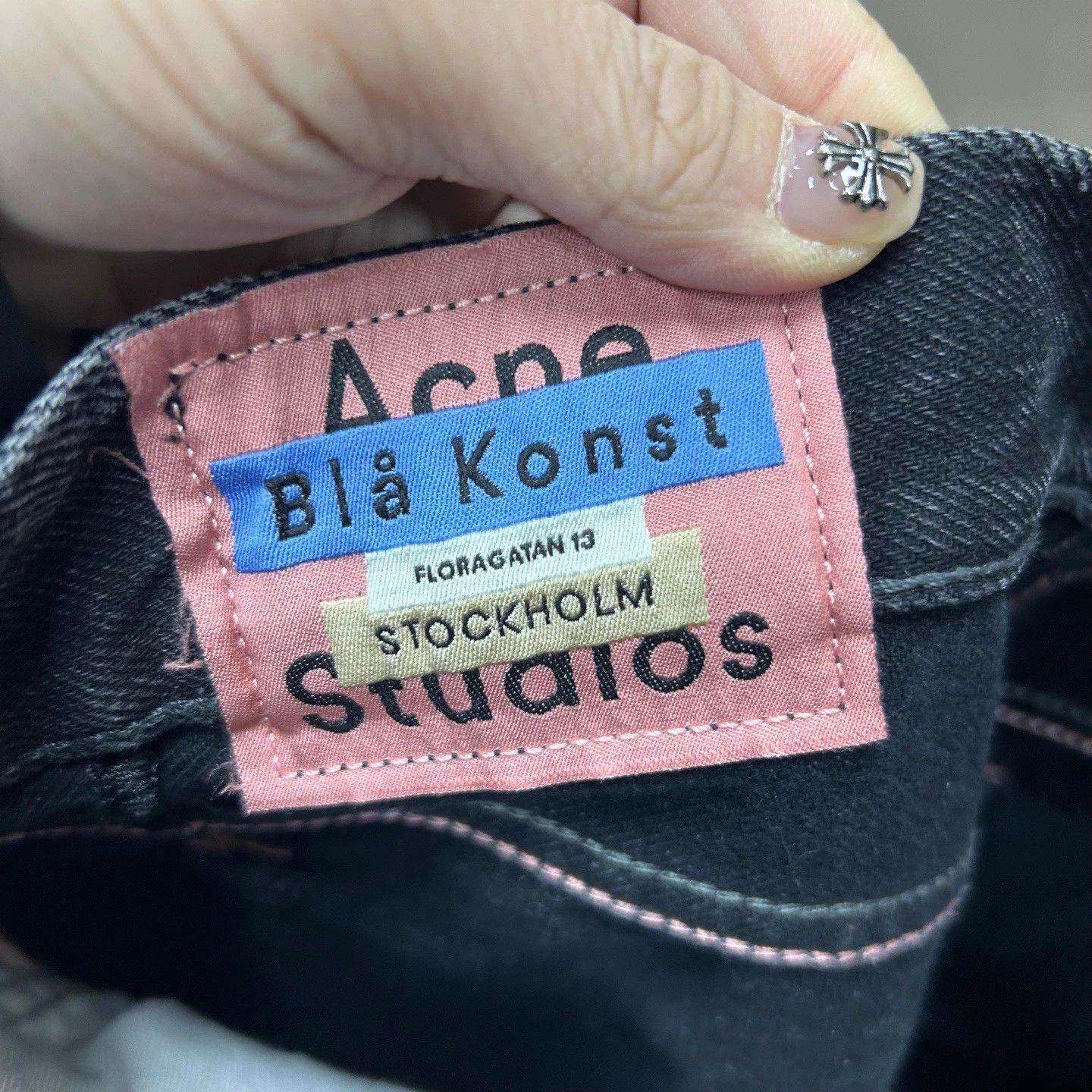 Acne Studios Acne Studios Washed Black Straight Jeans 26 99 New Size 26" / US 2 / IT 38 - 3 Thumbnail