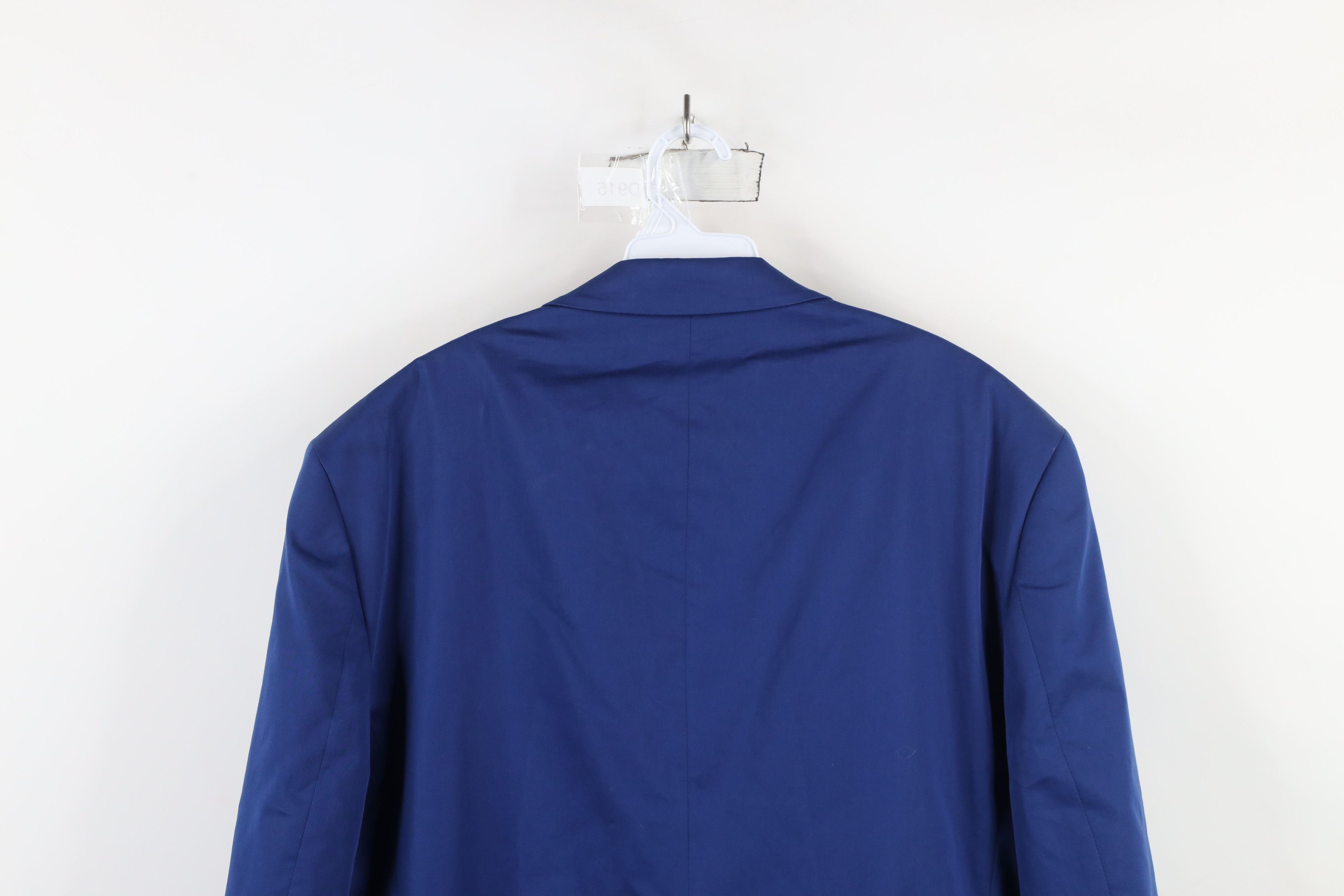 Express × Vintage Express Fit Stretch 2 Button Blazer Suit Coat Jacket Blue Size US XXL / EU 58 / 5 - 15 Thumbnail