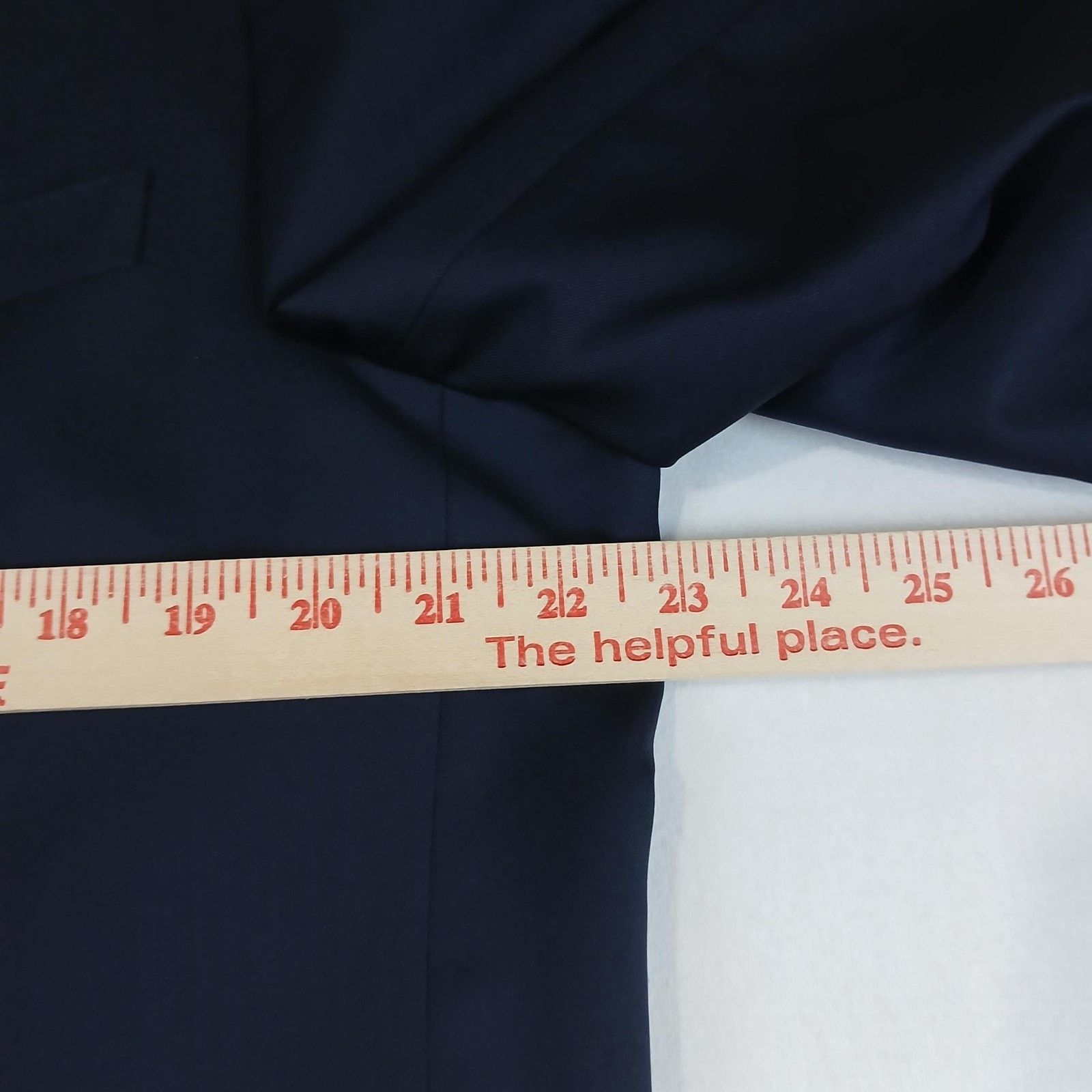 Ermenegildo Zegna Ermenegildo Zegna Cloth Suit Mens 46 Long 38x32 Navy Blue Size 46L - 10 Thumbnail
