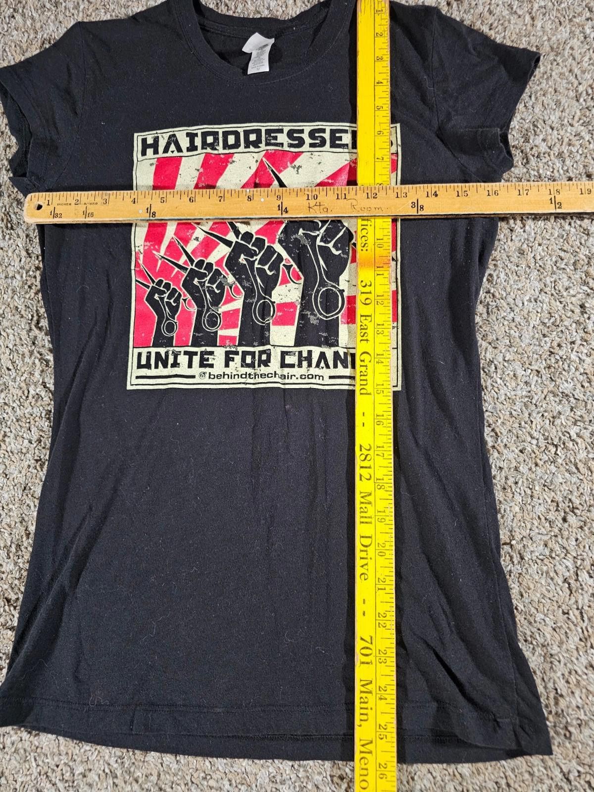 Other Hairdressers Unite For Change Pima Tee Tshirt M Black Size US M / EU 48-50 / 2 - 5 Thumbnail