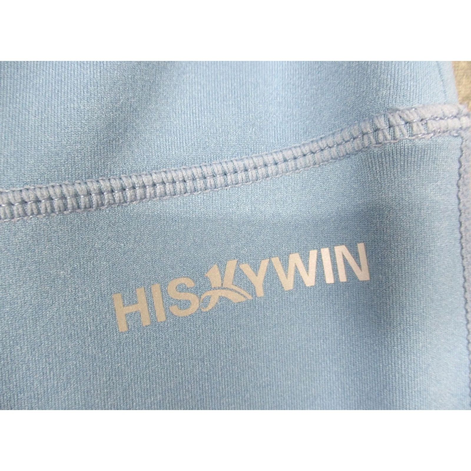 Vintage HISKYWIN Track Pants Womens Small Blue Straight Leg Stretch Yoga Athletic Gym Size 28" / US 6 / IT 42 - 3 Thumbnail