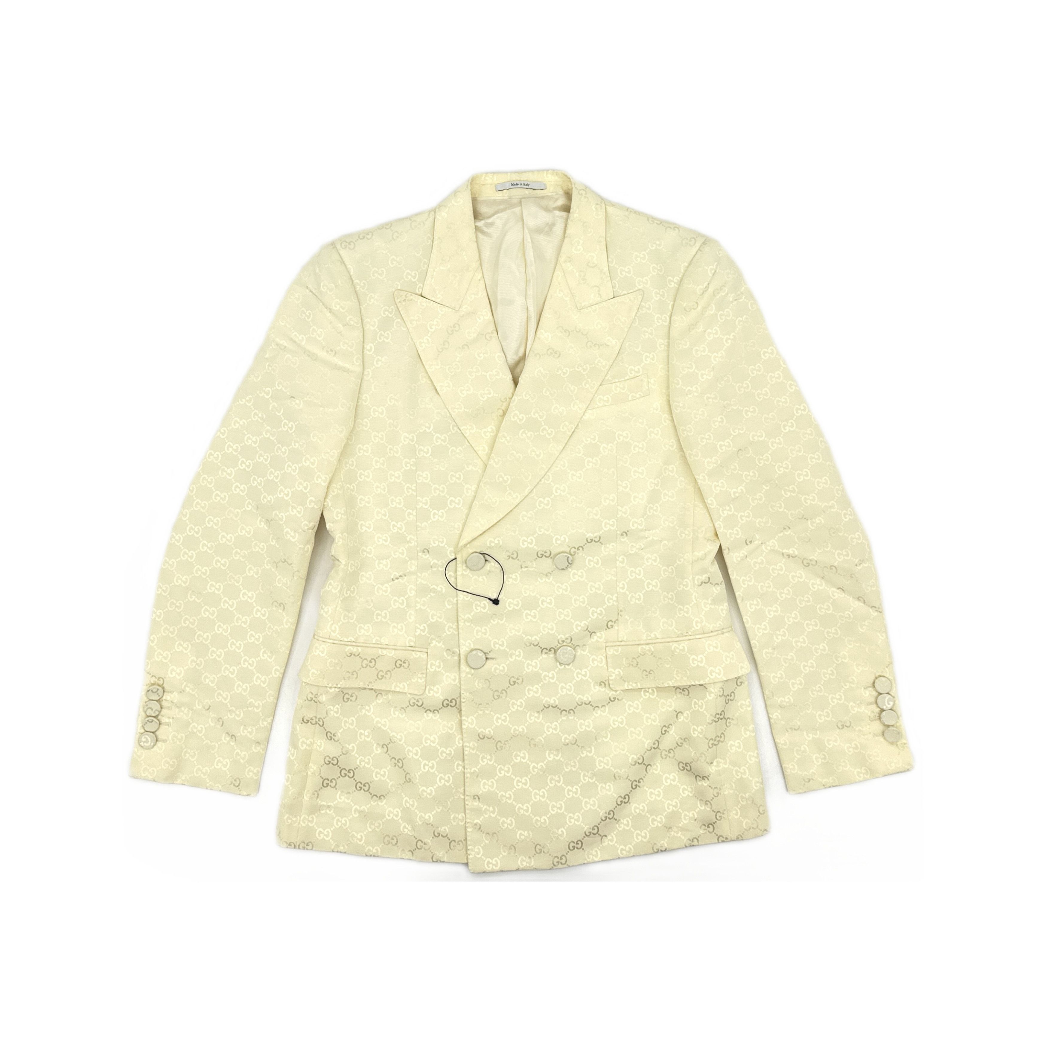 Gucci Gucci GG Pattern Double Breasted Blazer 36R Size 36R - 1 Thumbnail