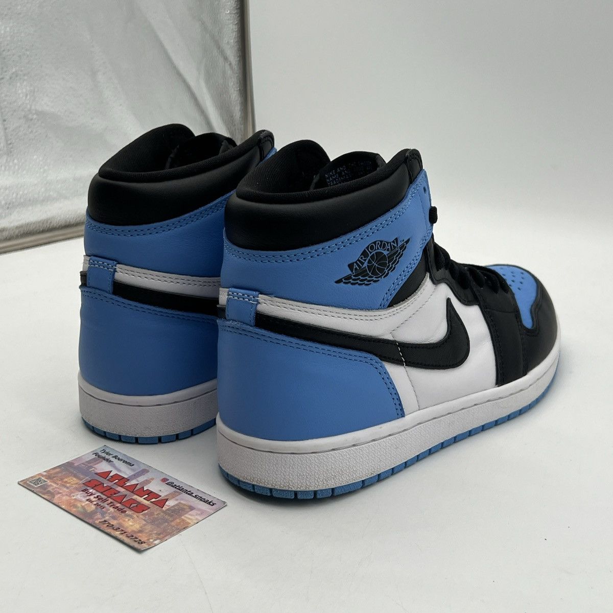 Nike Air Jordan 1 high unc toe Size US 8 / EU 41 - 5 Thumbnail
