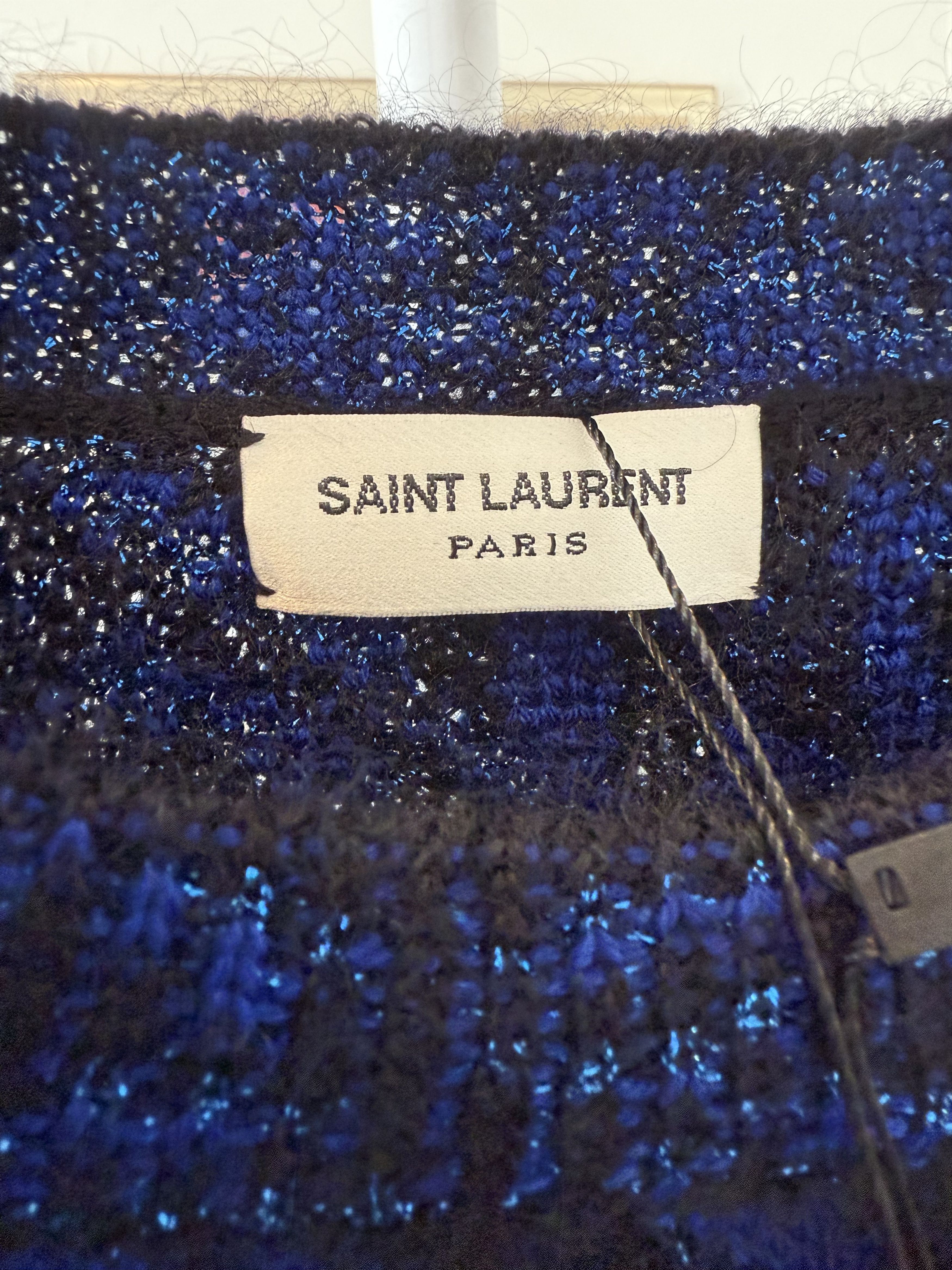 Saint Laurent Paris Saint Laurent Lurex Storms Sweater Size US M / EU 48-50 / 2 - 11 Thumbnail