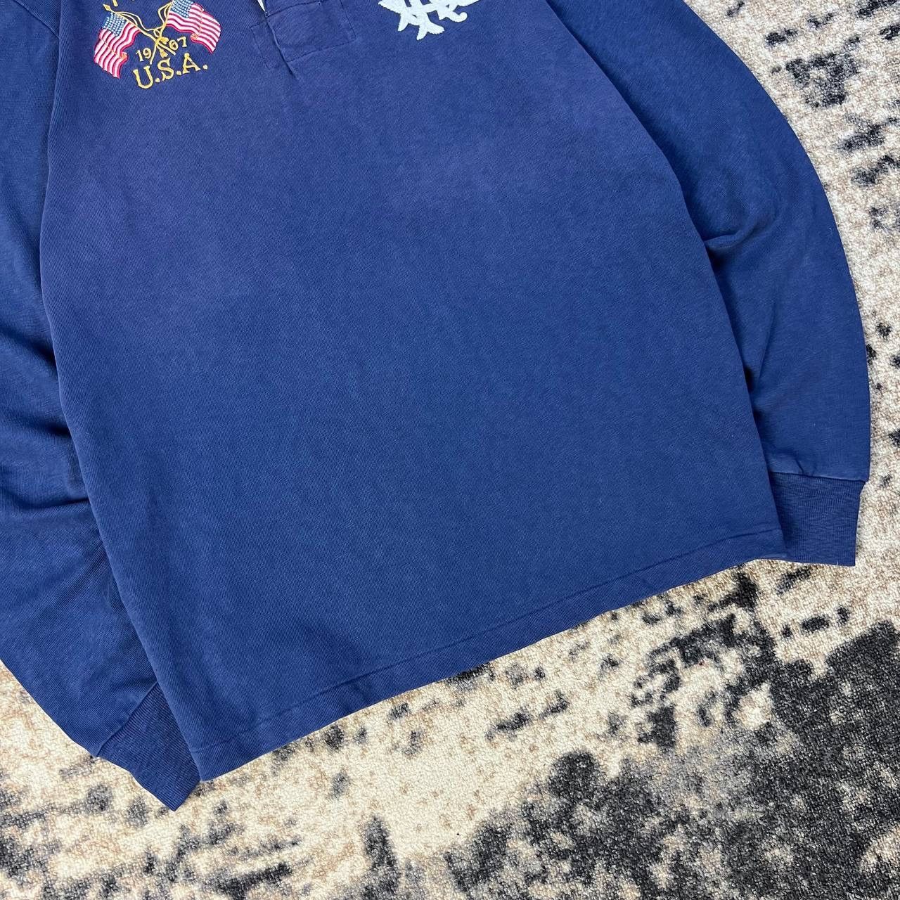 Polo Ralph Lauren Polo Ralph Lauren Big Logo Chief Keef Rugby Long Sleeve Size US L / EU 52-54 / 3 - 4 Thumbnail