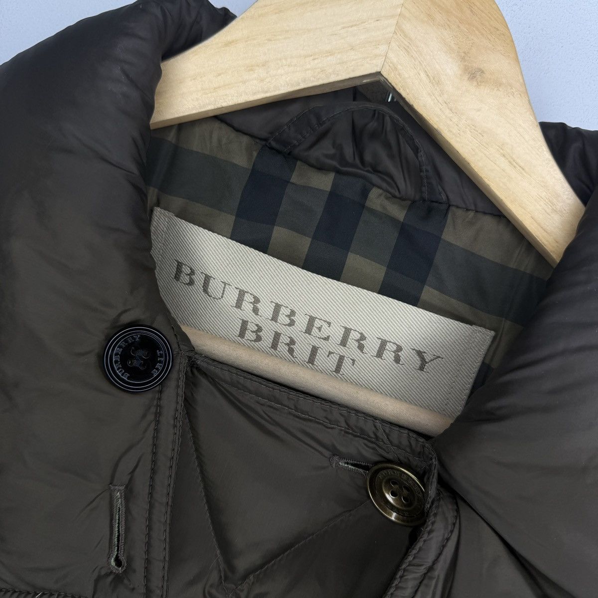 Burberry Burberry Puffer Down Jacket Coat Avant Garde Khaki Green Size M / US 6-8 / IT 42-44 - 5 Thumbnail