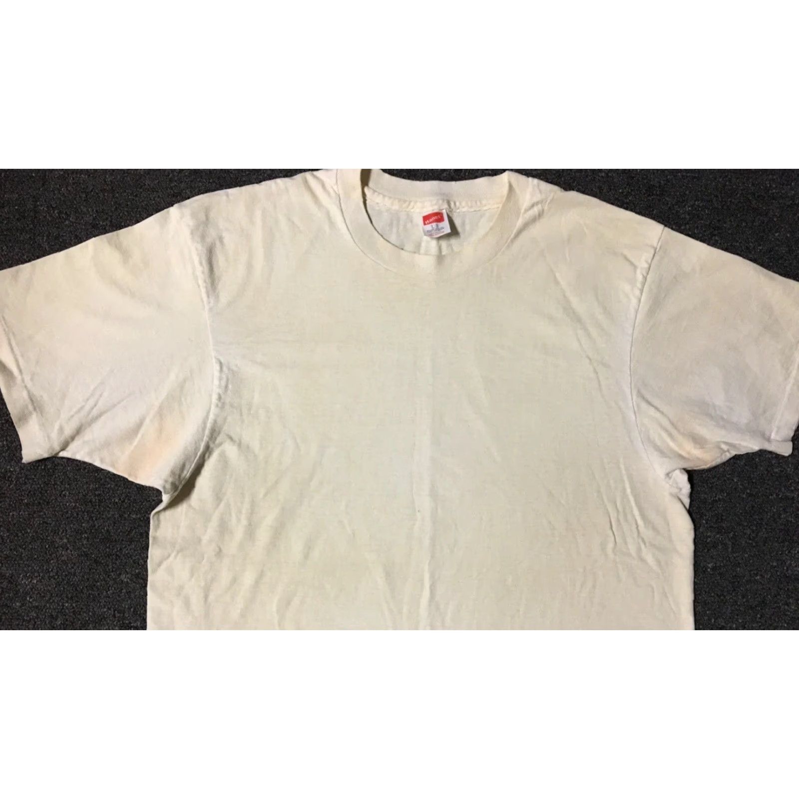 Hanes Vtg 80s Hanes Faded Distress Shirt M L USA Grunge Biker Punk Skate Surf PE 90s Size US M / EU 48-50 / 2 - 5 Thumbnail
