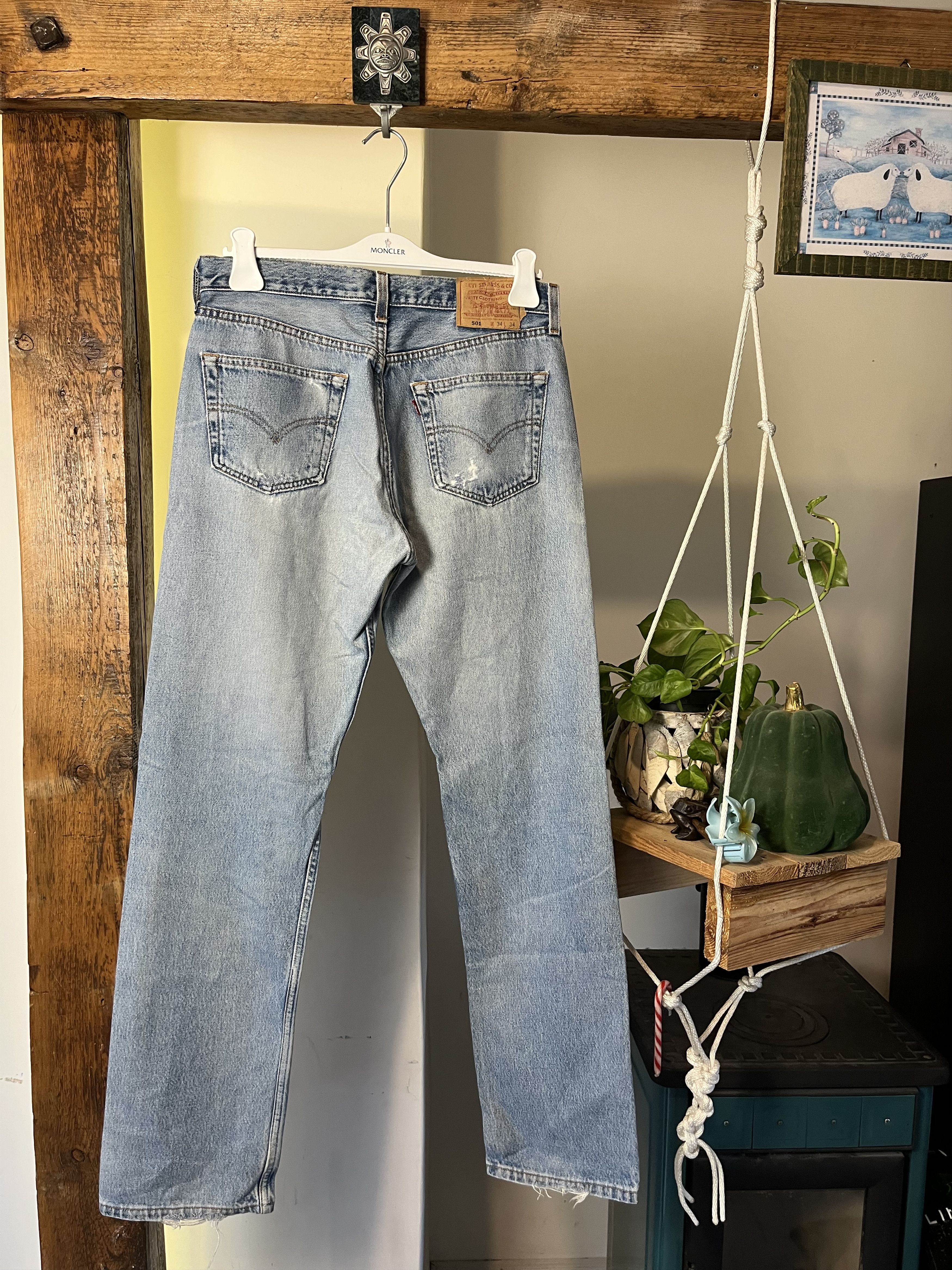 Levi's × Levi's Vintage Clothing Vintage 1998 Levi's 501 Made in USA 90s Denim Jeans Size US 34 / EU 50 - 2 Thumbnail