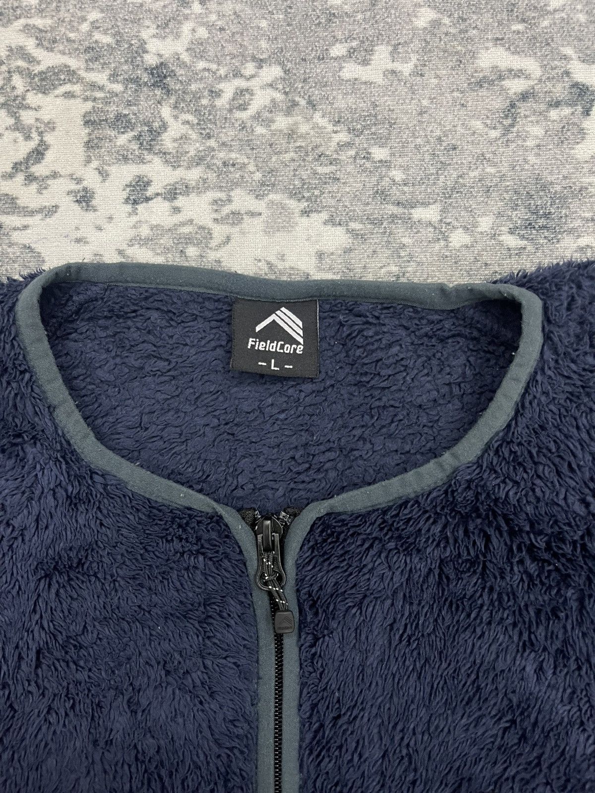 Japanese Brand FIELD CORE Fleece Zipper Jacket Size US L / EU 52-54 / 3 - 4 Thumbnail