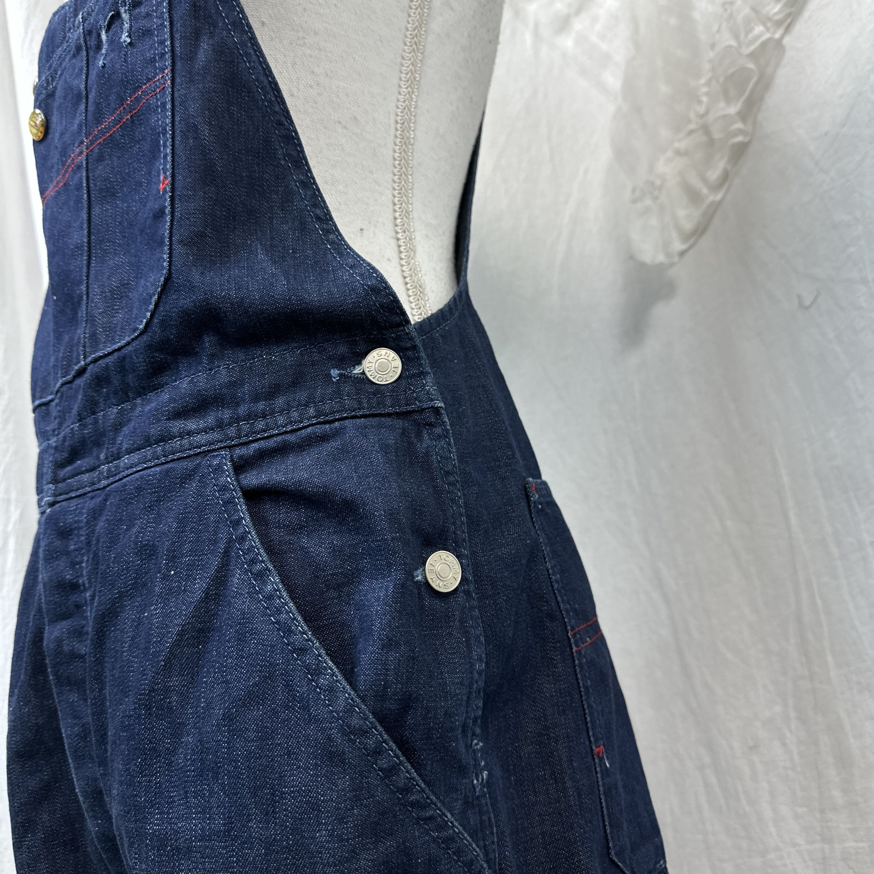 Tommy Hilfiger Vintage Denim Tommy Hilfiger Jeans Dungarees Y2K Size 26" / US 2 / IT 38 - 10 Thumbnail