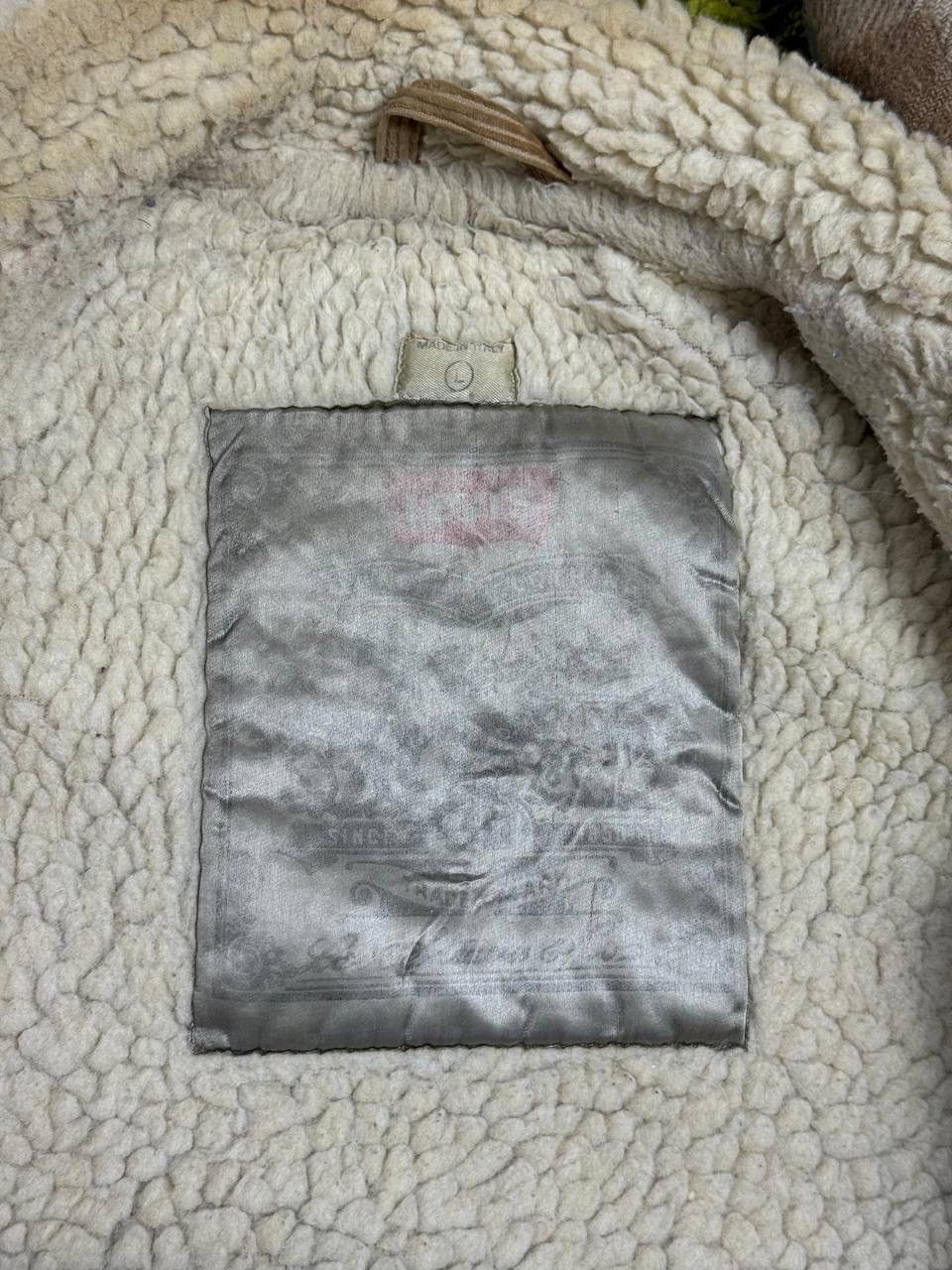 Levi's × Vintage Vintage 80s Levi's Sherpa Wool Jacket Size US L / EU 52-54 / 3 - 11 Thumbnail