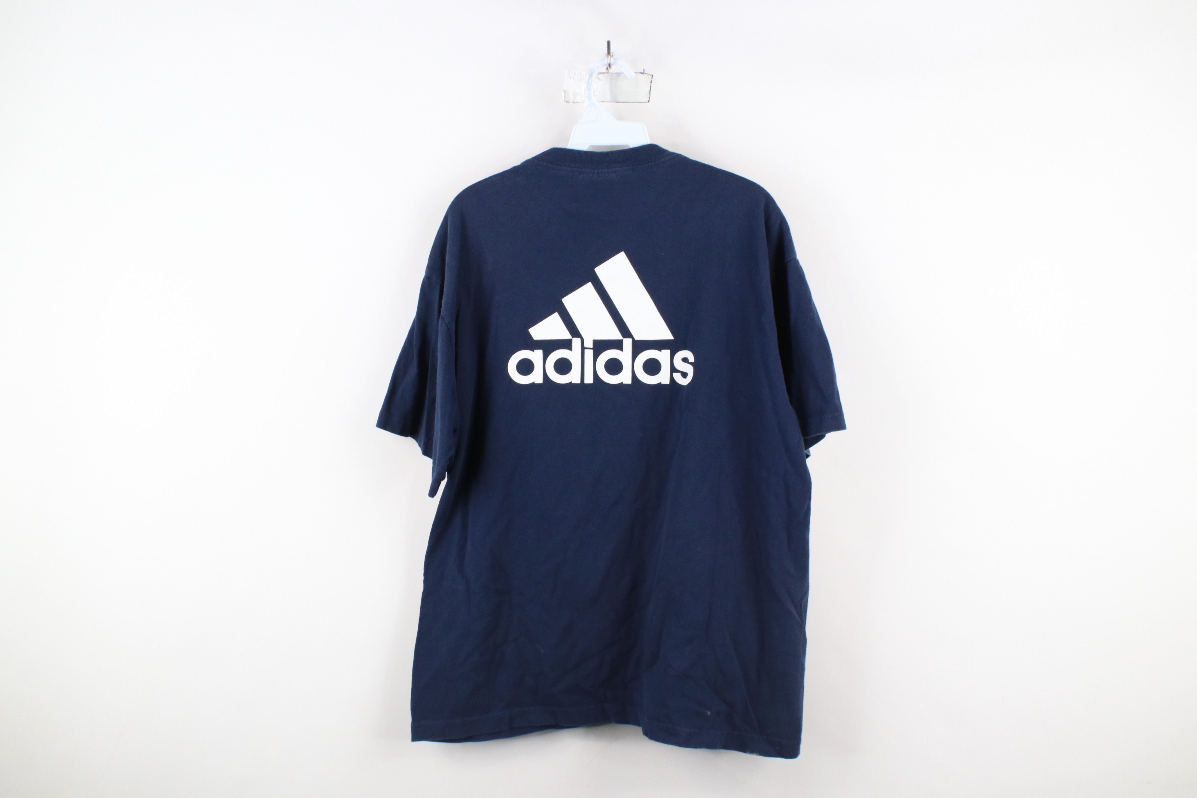 Adidas × Vintage Vintage Adidas Madonna University Volleyball T-Shirt Navy Size US L / EU 52-54 / 3 - 11 Thumbnail