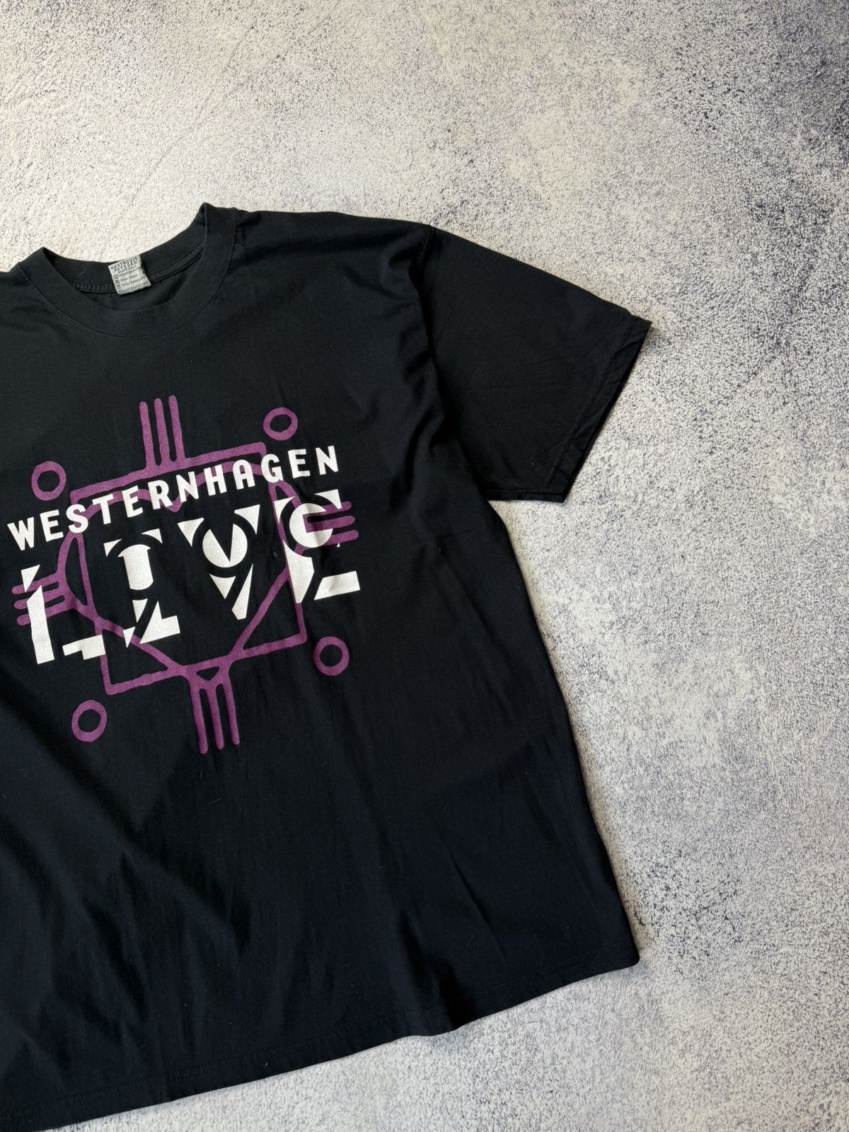Band Tees Vintage Westernhagen Live Graphic T-Shirt Black Size XL Size US XL / EU 56 / 4 - 4 Thumbnail