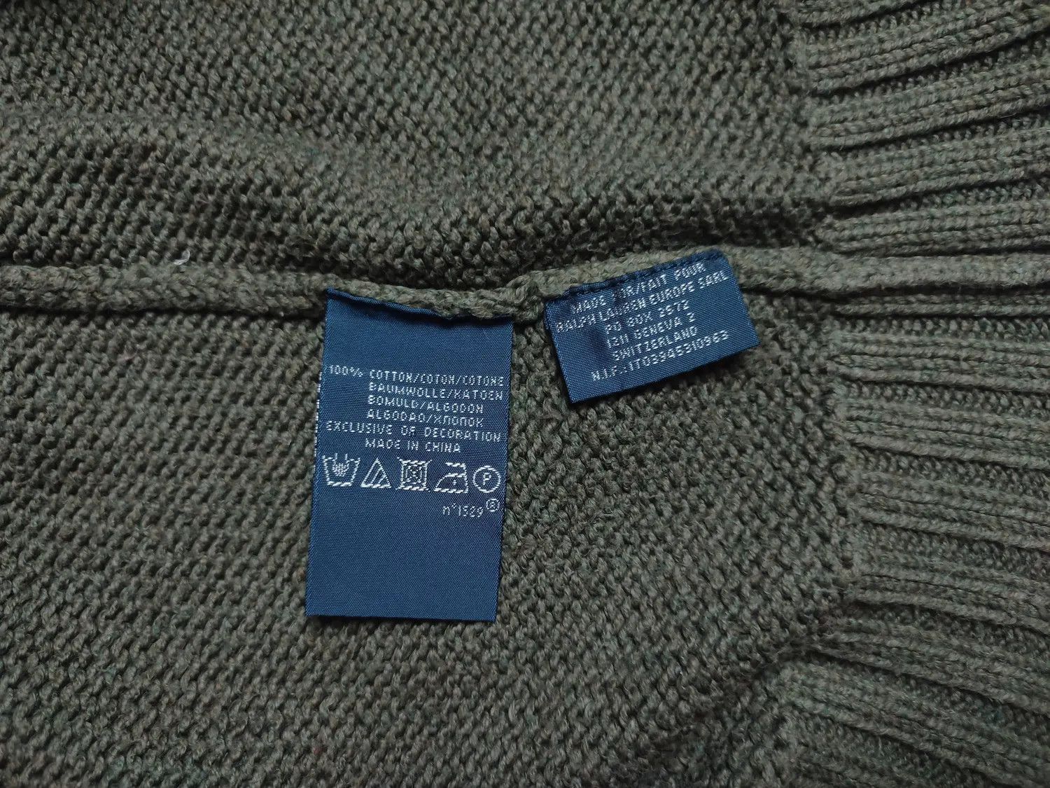 Polo Ralph Lauren Polo Ralph Knit Army Green Sweater Size US L / EU 52-54 / 3 - 15 Thumbnail