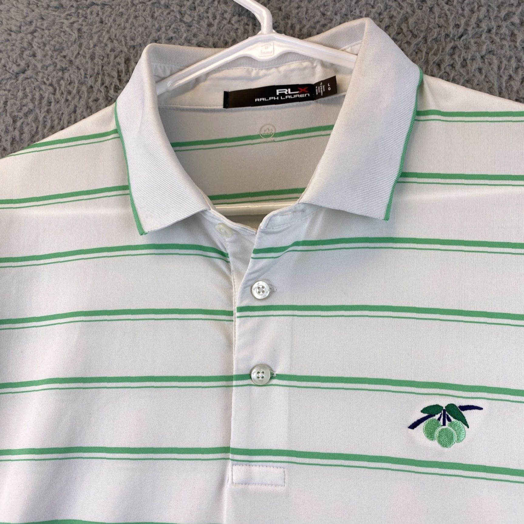 RLX Ralph Lauren VINTAGE RLX Ralph Lauren Polo Shirt Golf Short Sleeve Men L Green 87-1 Mens Polo Size US L / EU 52-54 / 3 - 3 Thumbnail