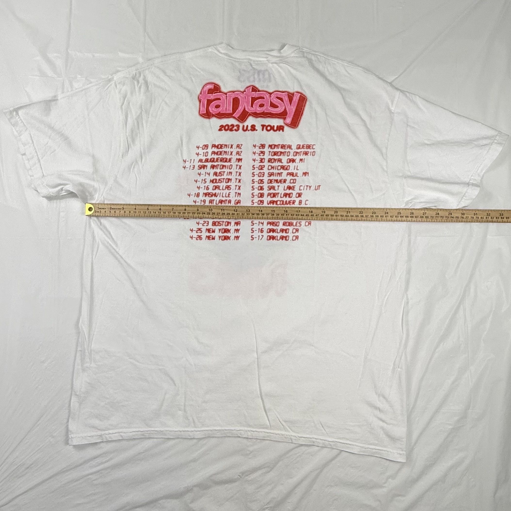 Other M83 Fantasy 2023 US Tour T-Shirt Mens XXL Graphic Band Tee Size US XXL / EU 58 / 5 - 4 Thumbnail