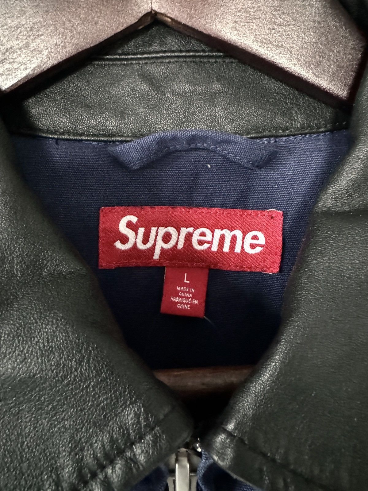 Supreme Leather Collar Utility Jacket Size US L / EU 52-54 / 3 - 9 Thumbnail