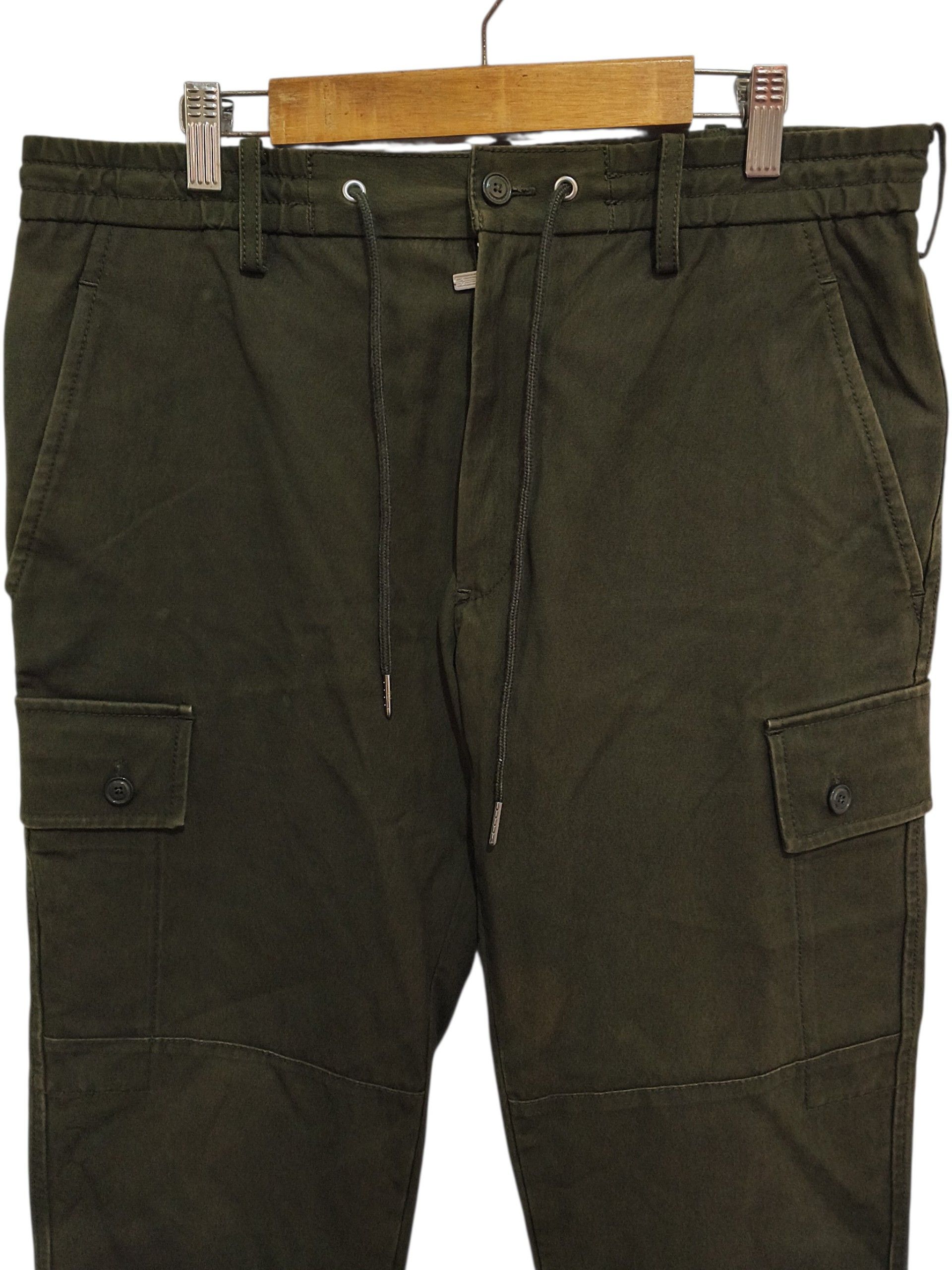Yohji Yamamoto 🔥Archive 2008 Adidas Y-3 Olive Military Cargo Pants Size US 34 / EU 50 - 3 Thumbnail