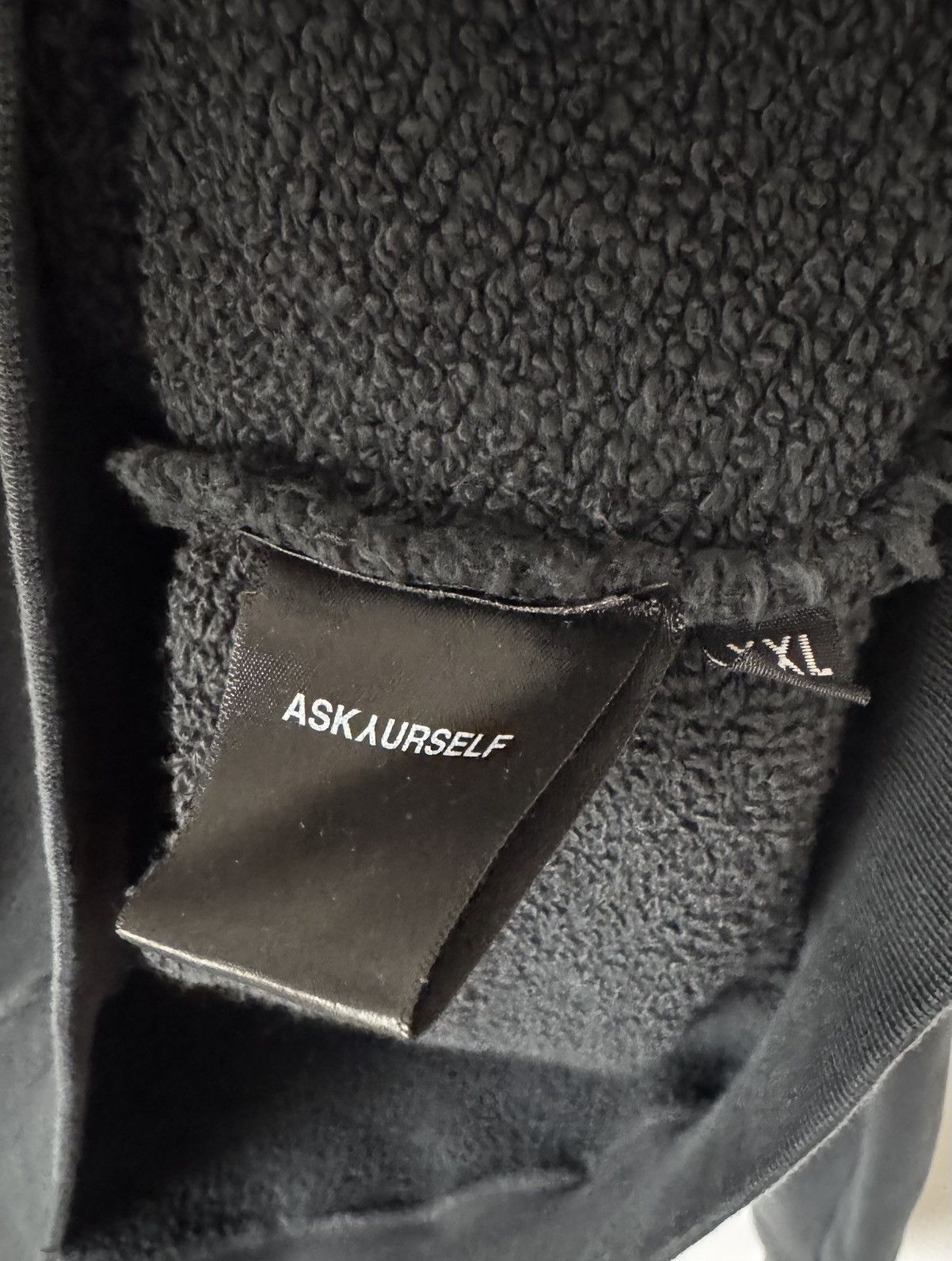 Askyurself Askyurself washed dark grey distressed sweatshirt XXL Size US XXL / EU 58 / 5 - 3 Thumbnail