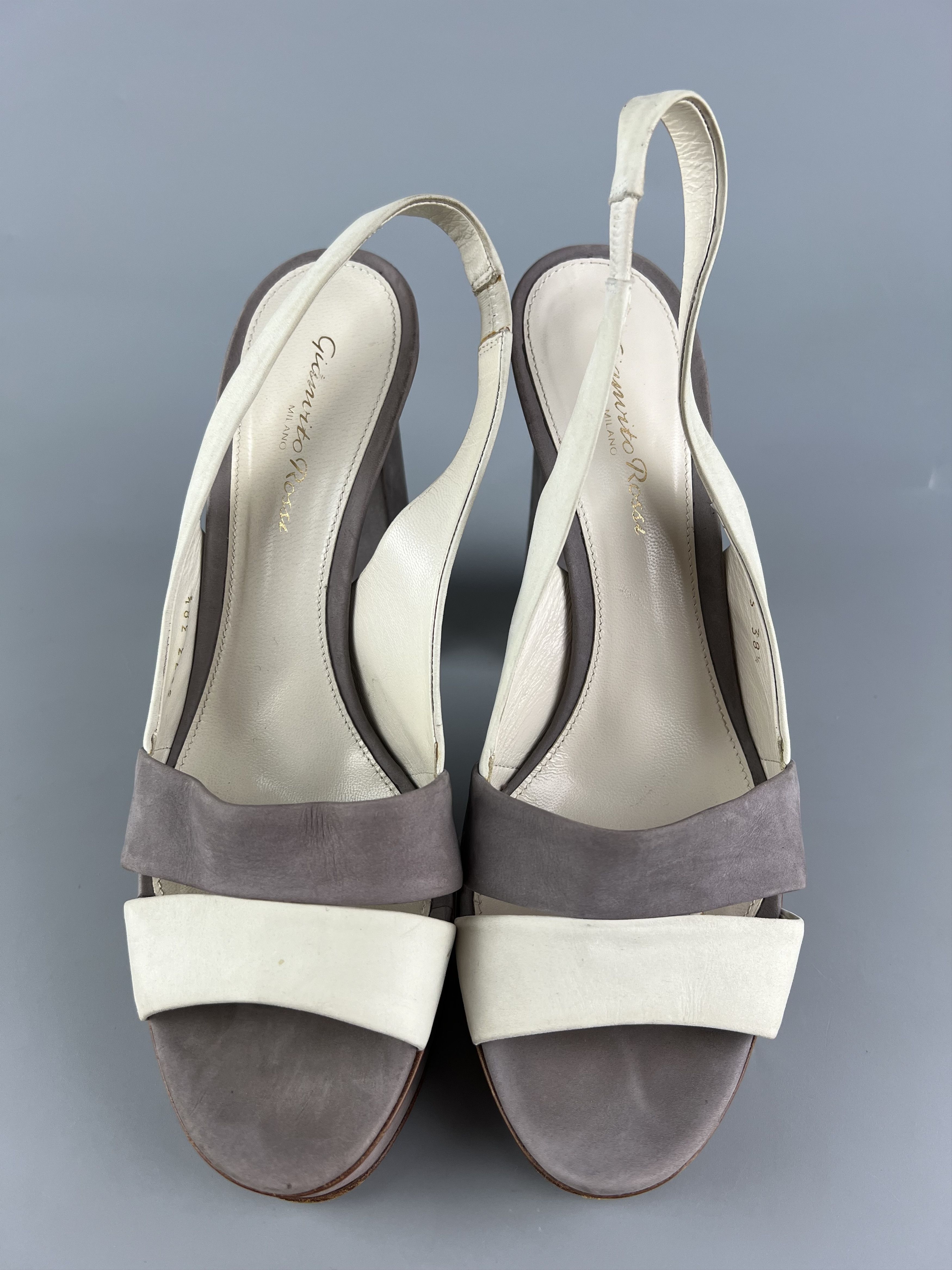 Gianvito Rossi Gianvito Rossi Ankle Strap Chunky Heel Sandals Platform Size US 8.5 / IT 38.5 - 4 Thumbnail